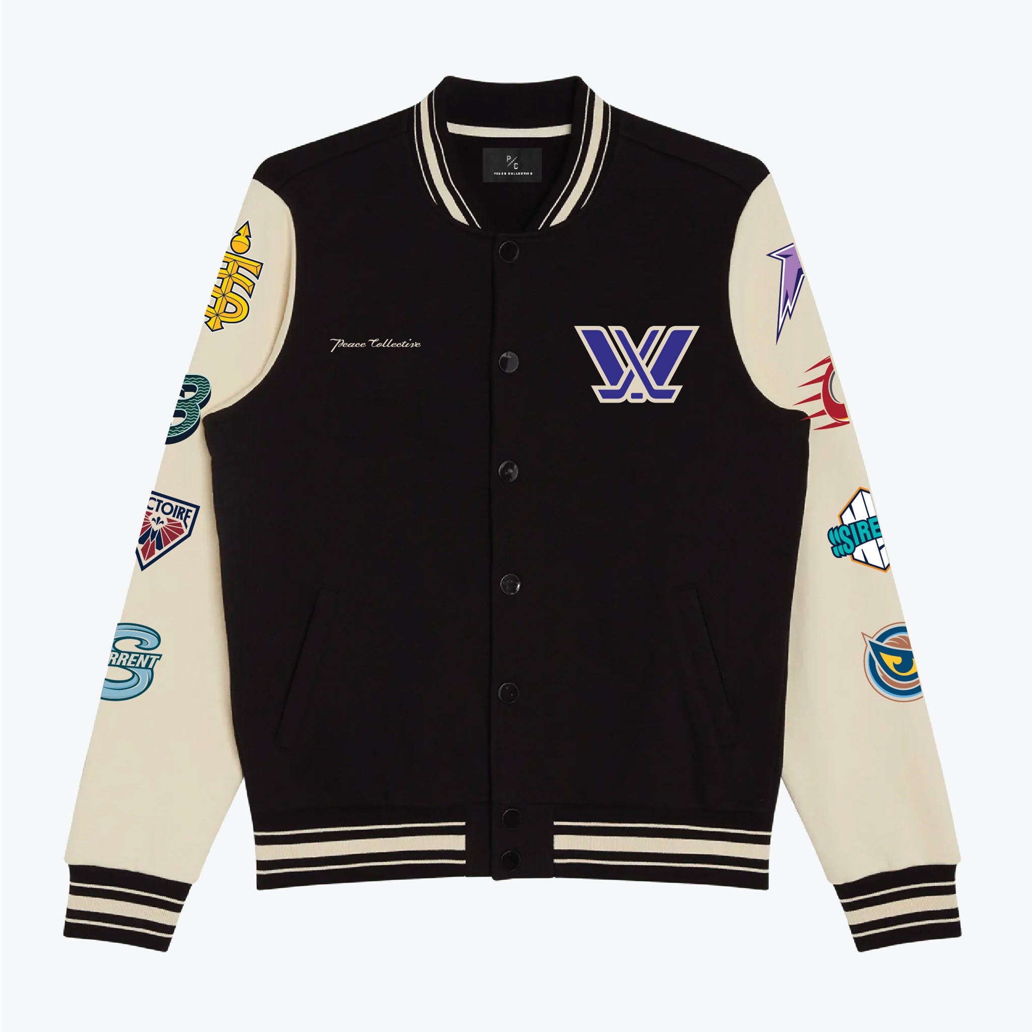 Adult PWHL Peace Collective Ice Time Earned Letterman Jacket