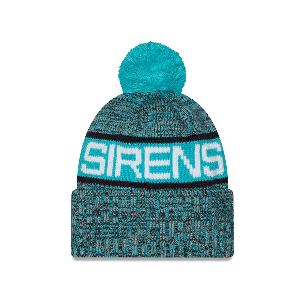 Adult New York Sirens New Era Knit Tri Color Pom Beanie back
