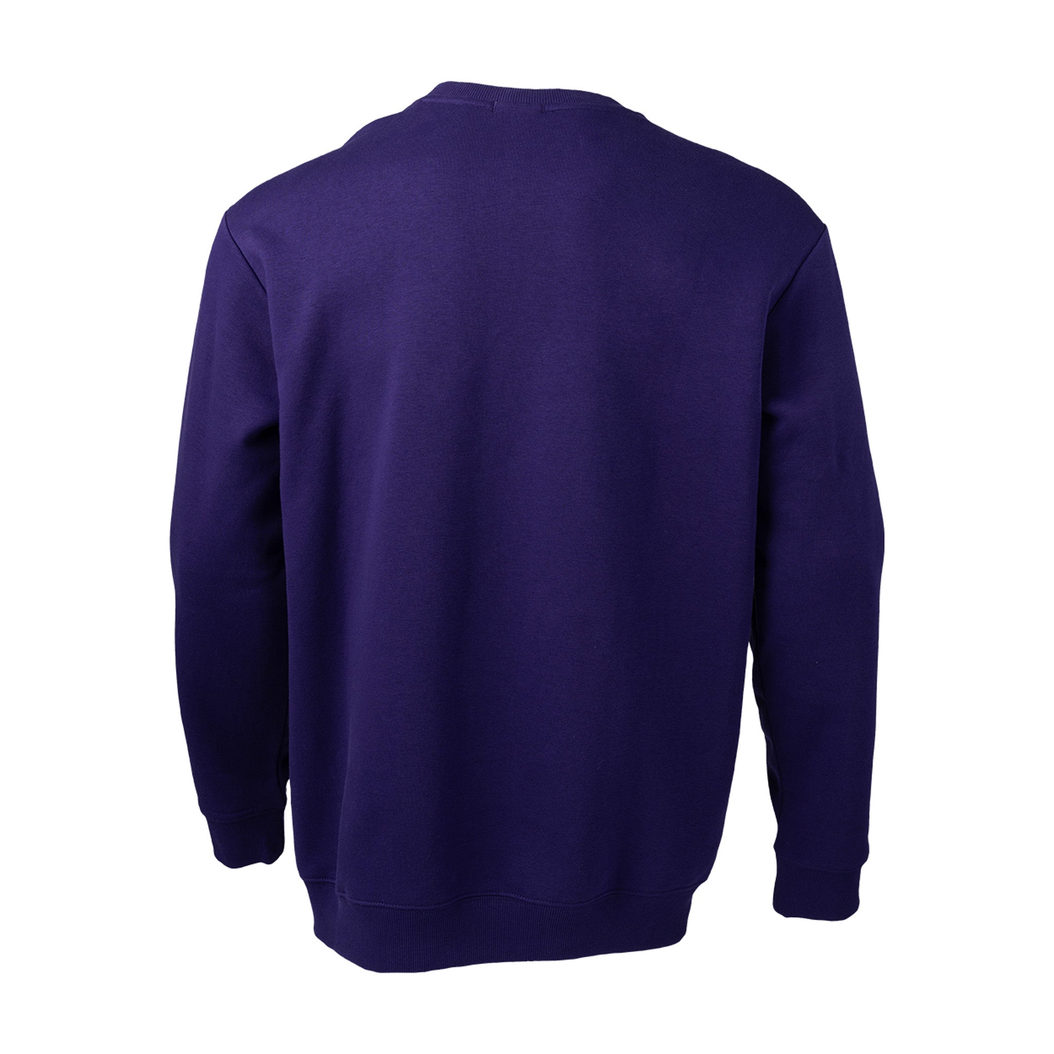 Purple sweatshirt on a white background