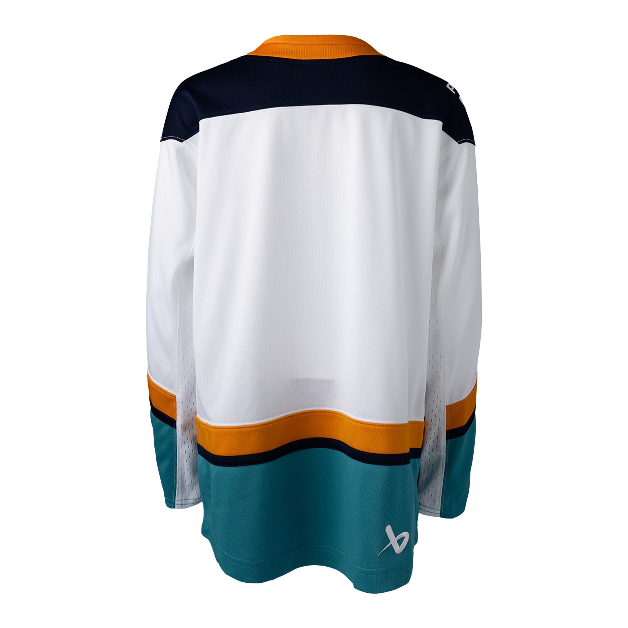 Youth New York Sirens Bauer Replica Away Jersey in white back