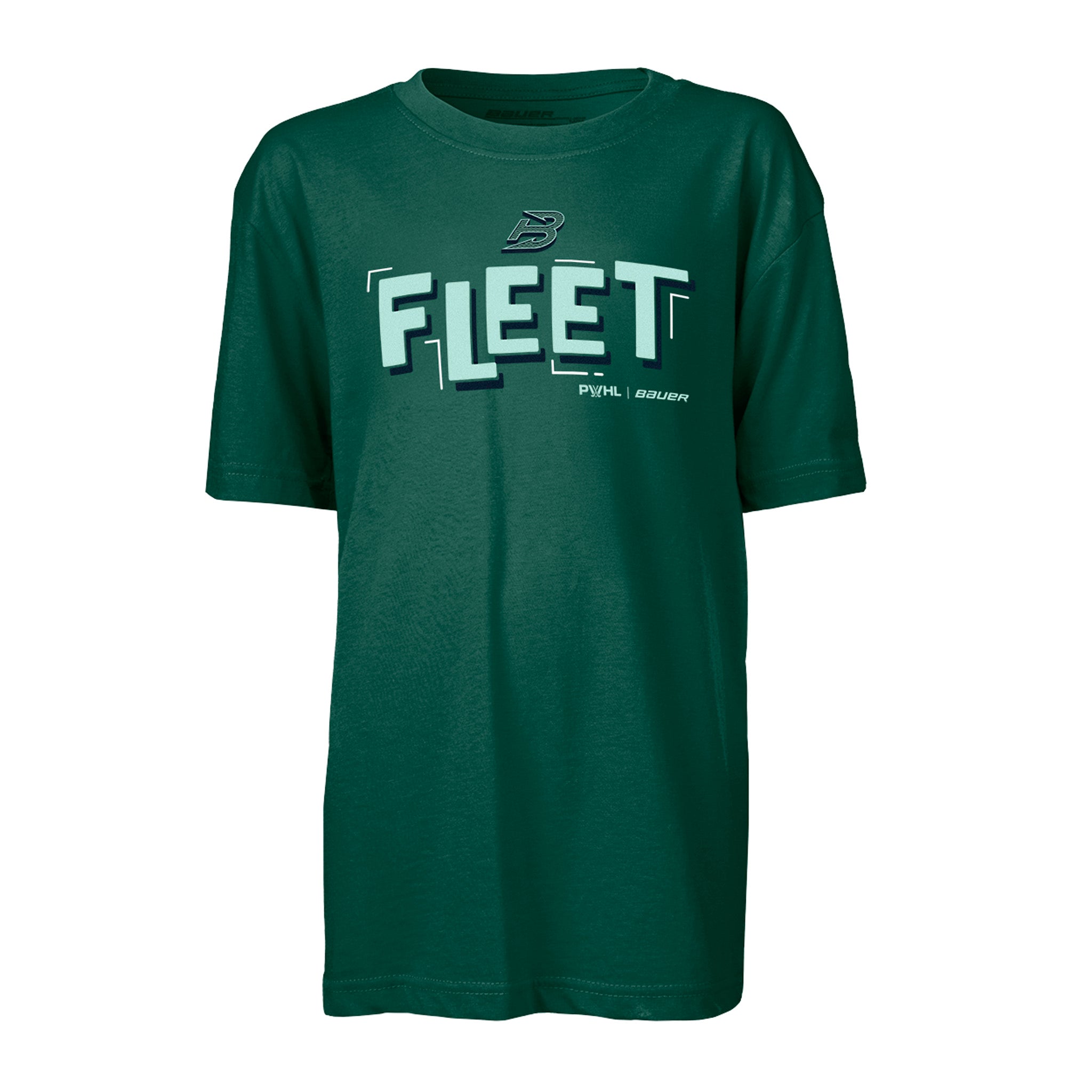 Youth Boston Fleet Bauer Graphic T-Shirt in green