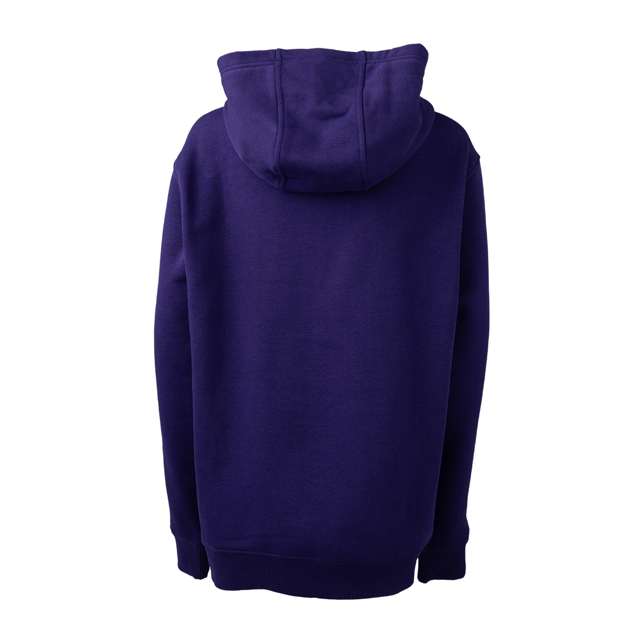 Purple hoodie on a white background
