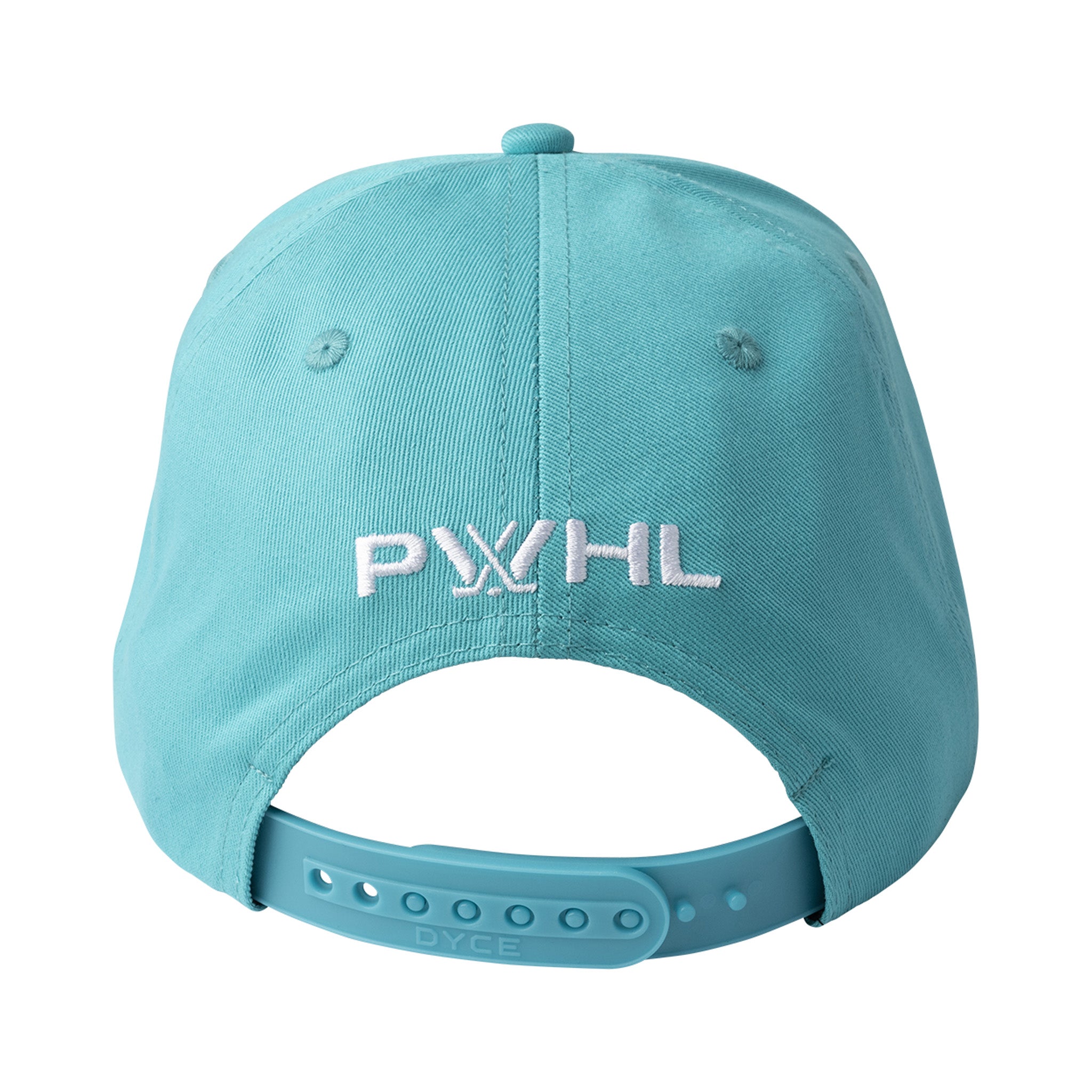 Teal cap with 'PWHL' logo on a white background