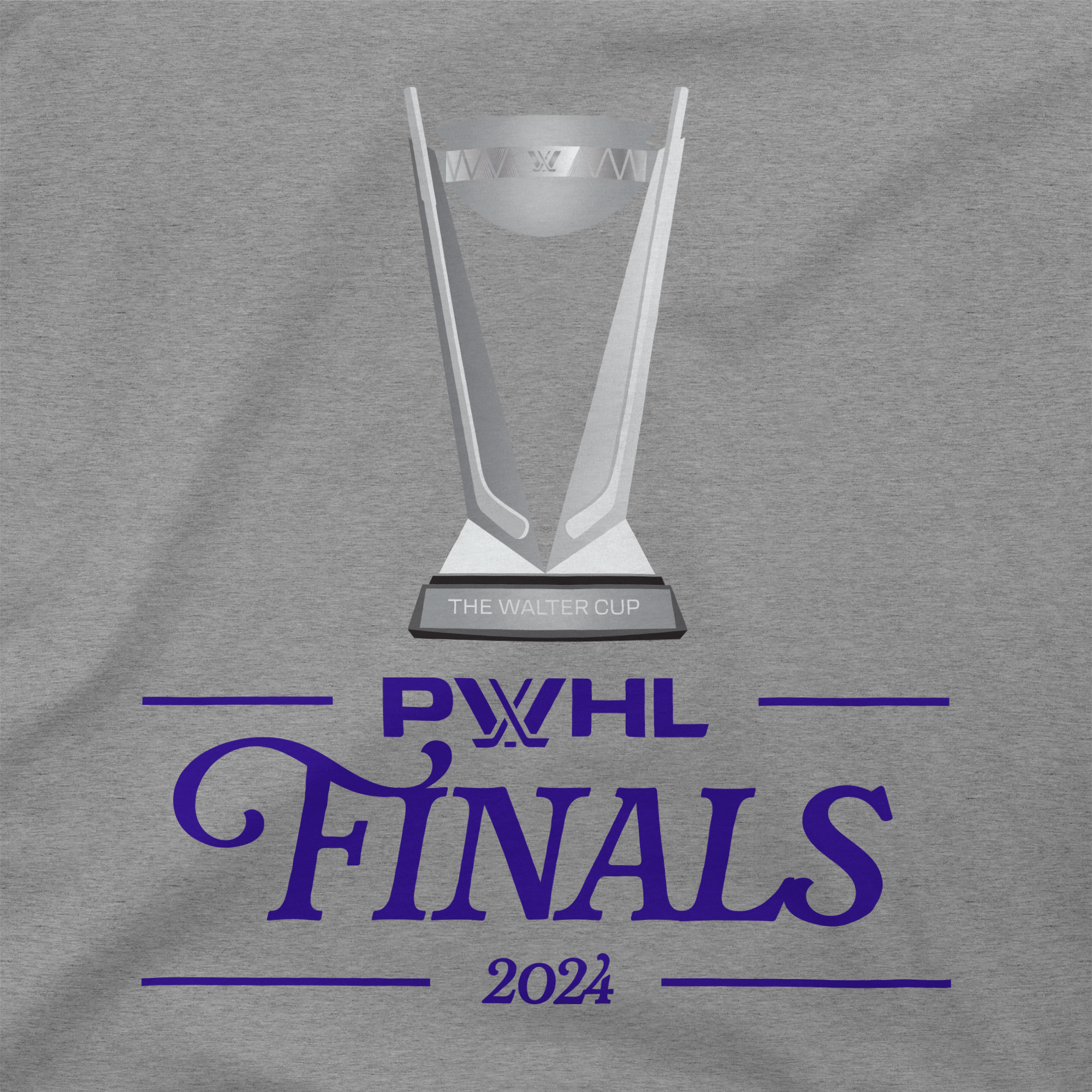 PWHL Stadium Essentials Champions Walter Cup Hoodie - Hoodie in Gray