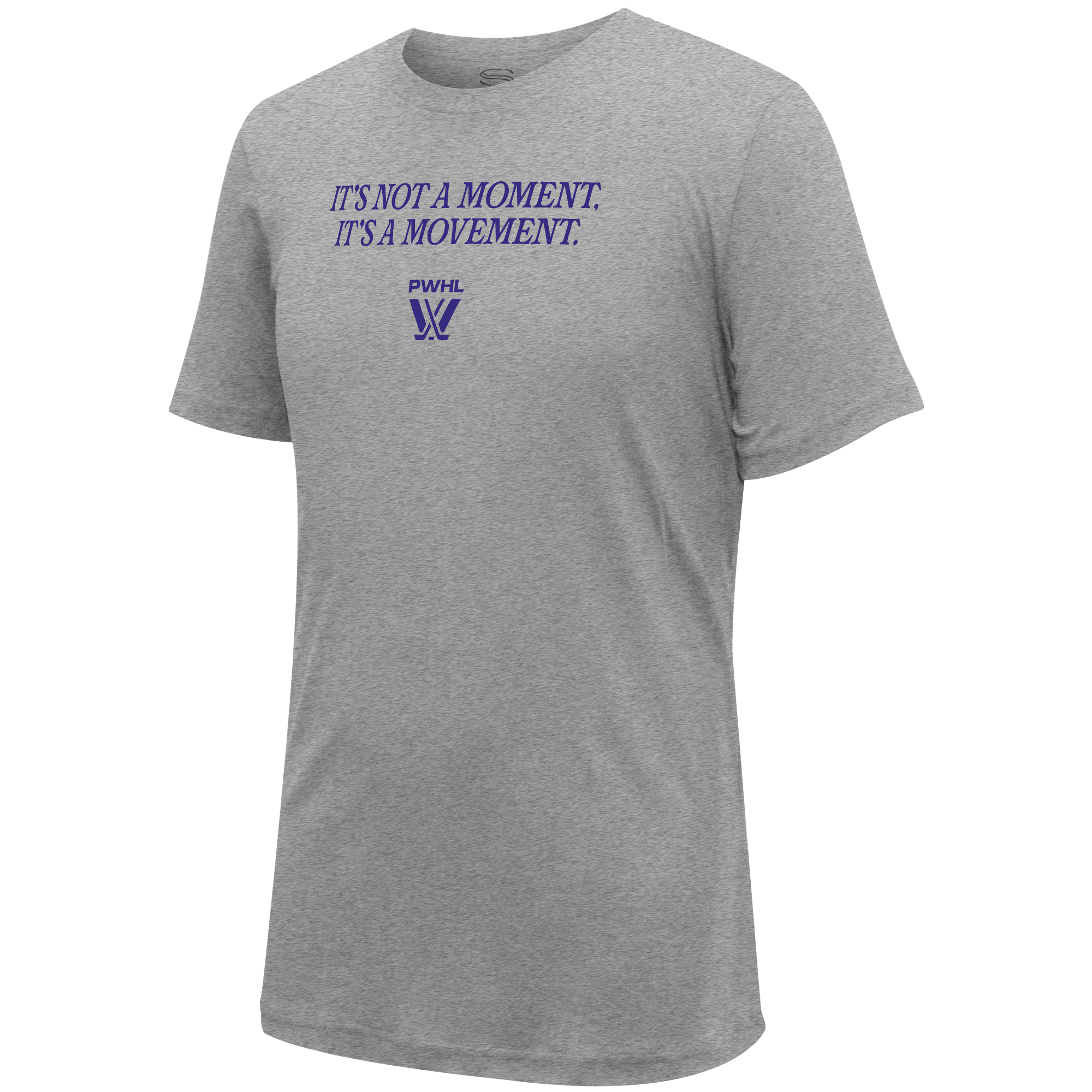 PWHL It's Not a Moment, It's a Movement T-Shirt - T-Shirt in Gray