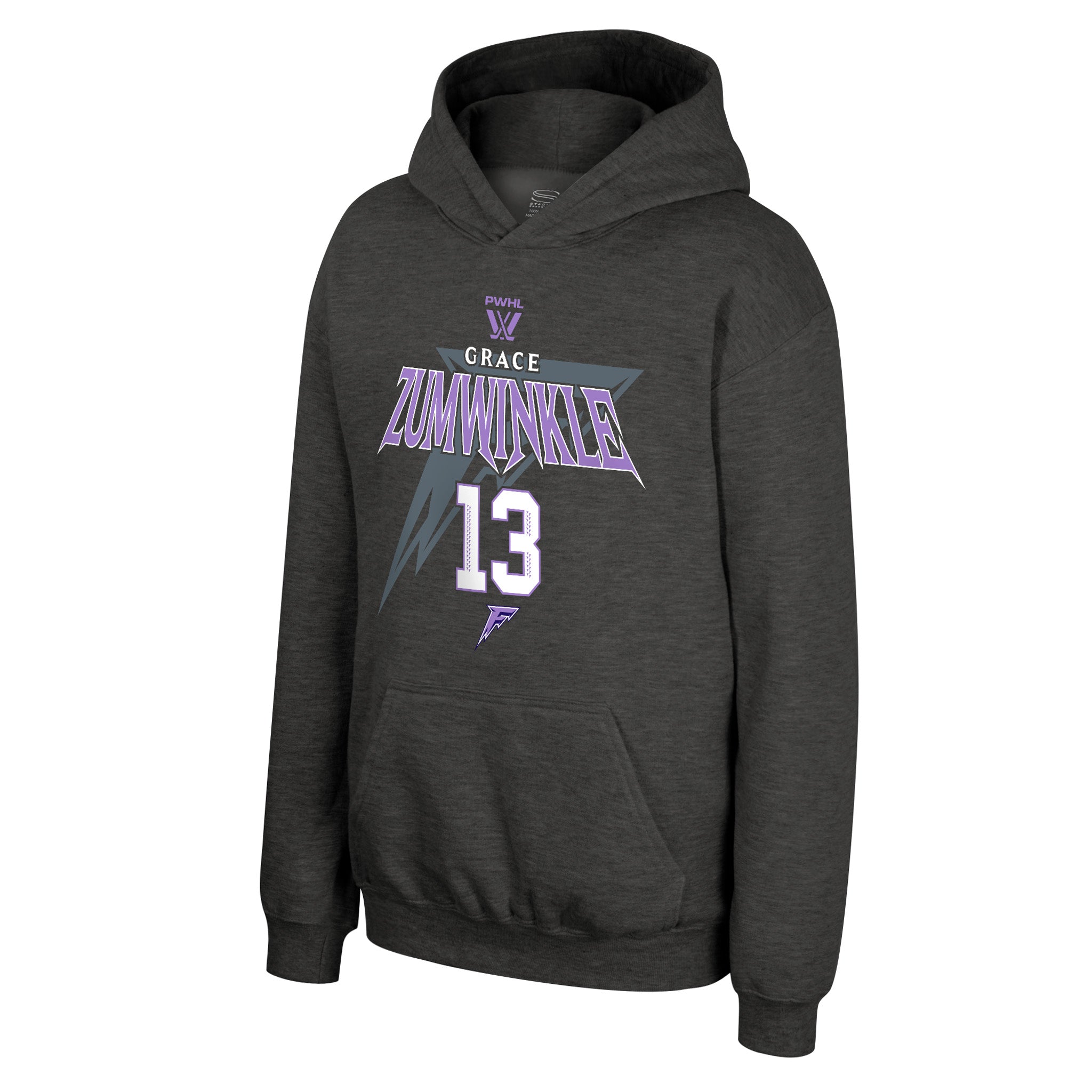 Minnesota Frost Youth Stadium Essentials Grace Zumwinkle #13 Hoodie