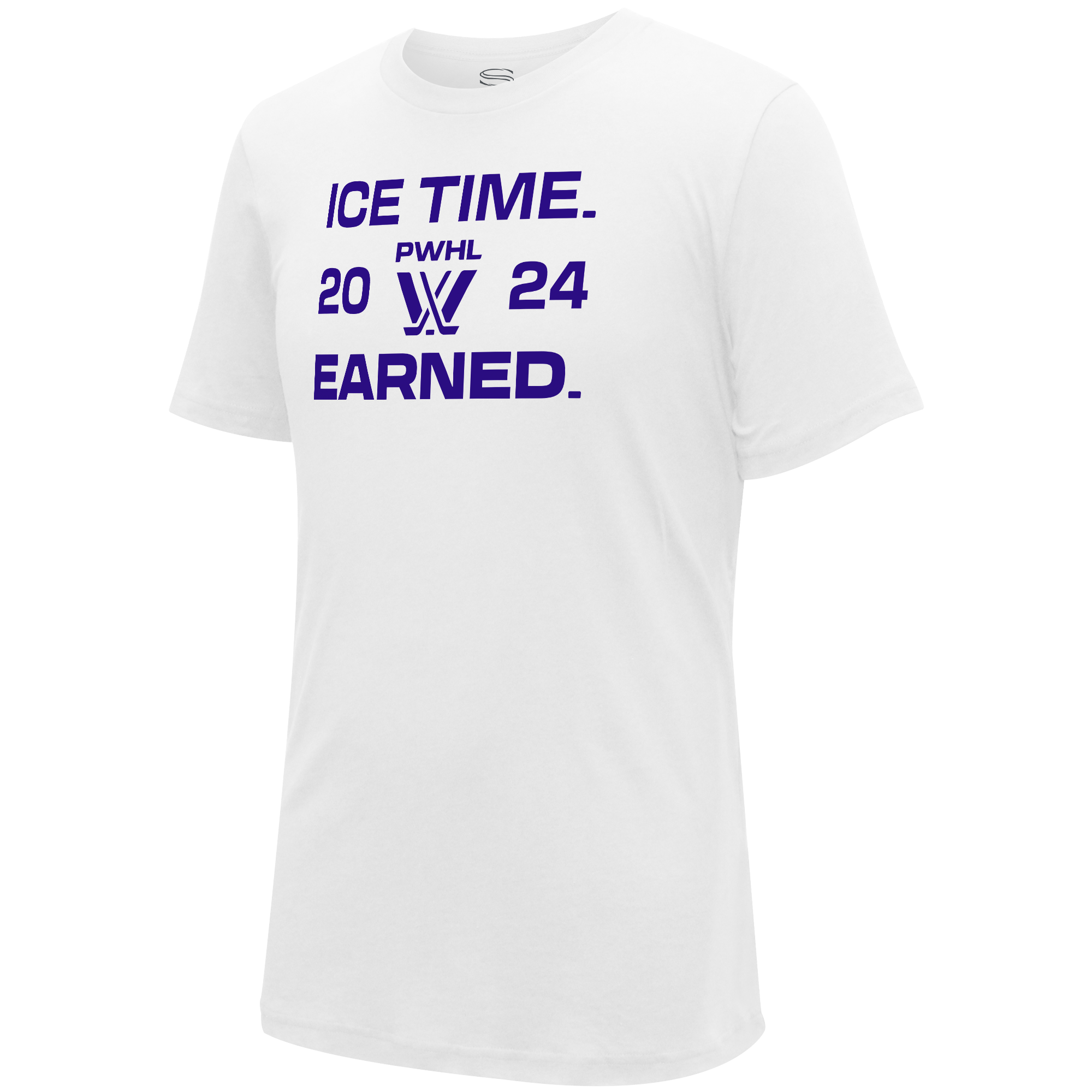 PWHL 2024 Ice Time Earned T-Shirt - T-Shirt in White