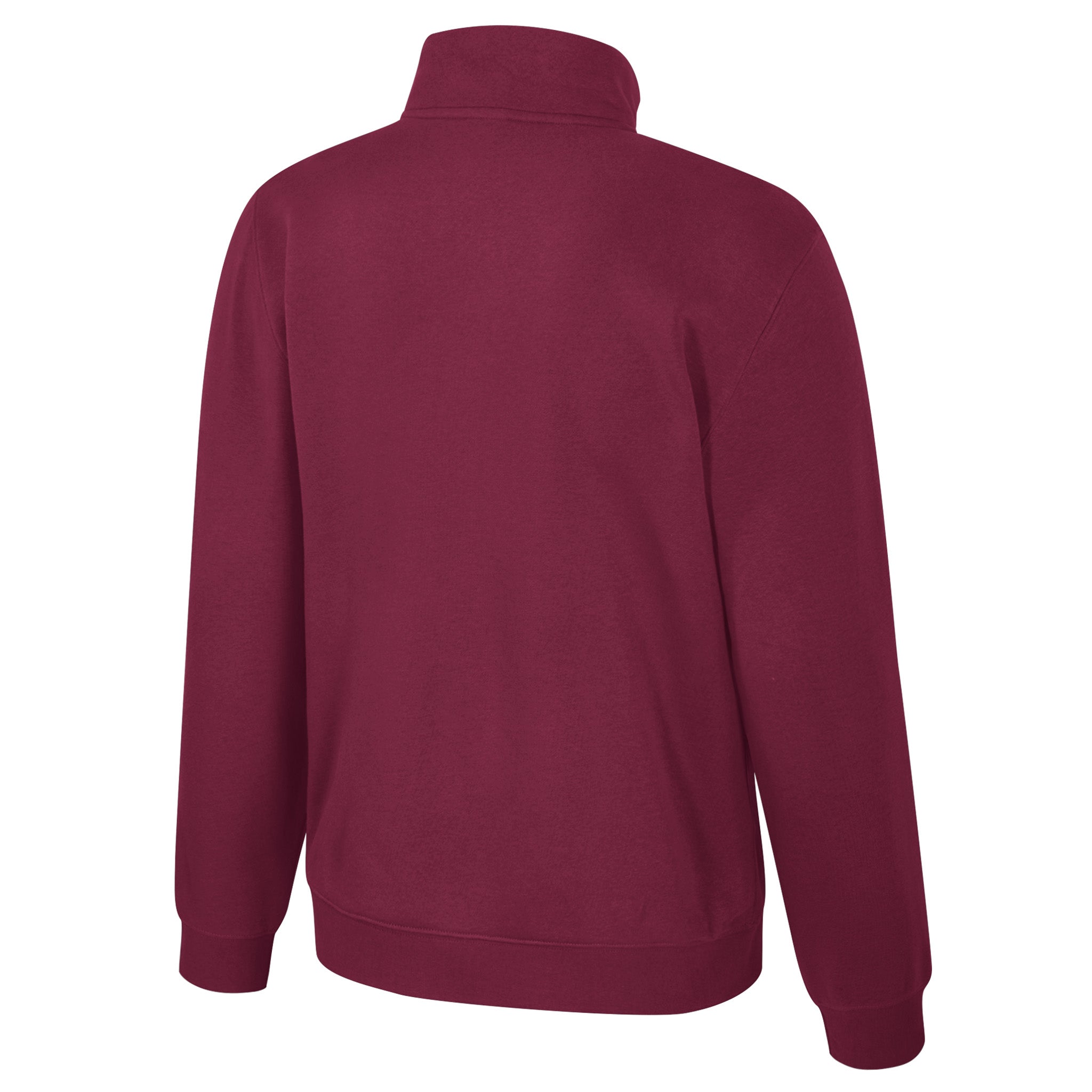 Maroon sweatshirt on a white background
