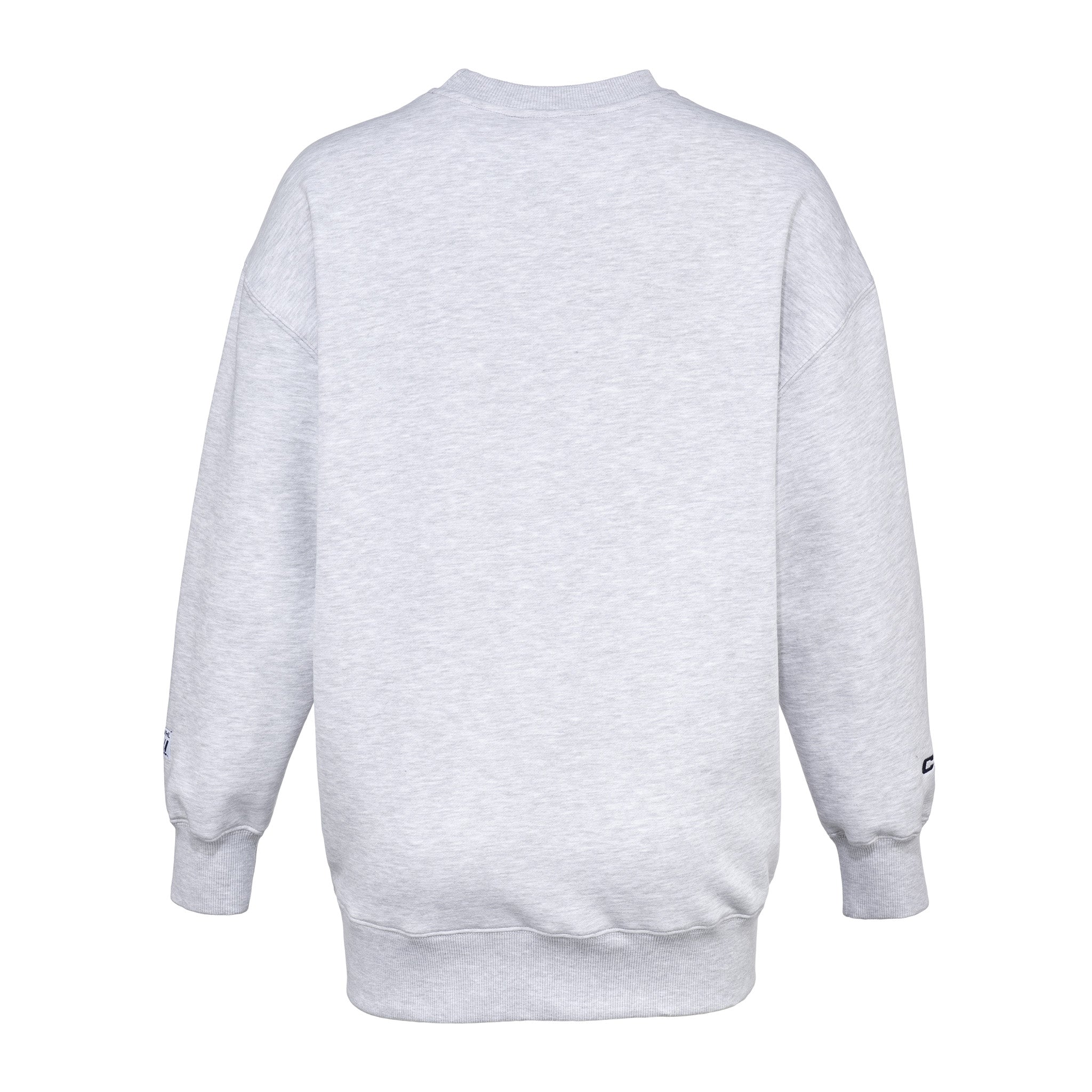 Gray sweatshirt on a white background