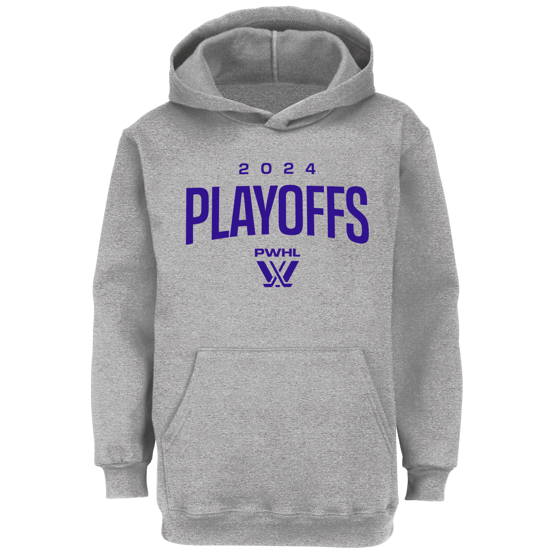 PWHL Playoffs Youth Hoodie - Hoodie in Gray