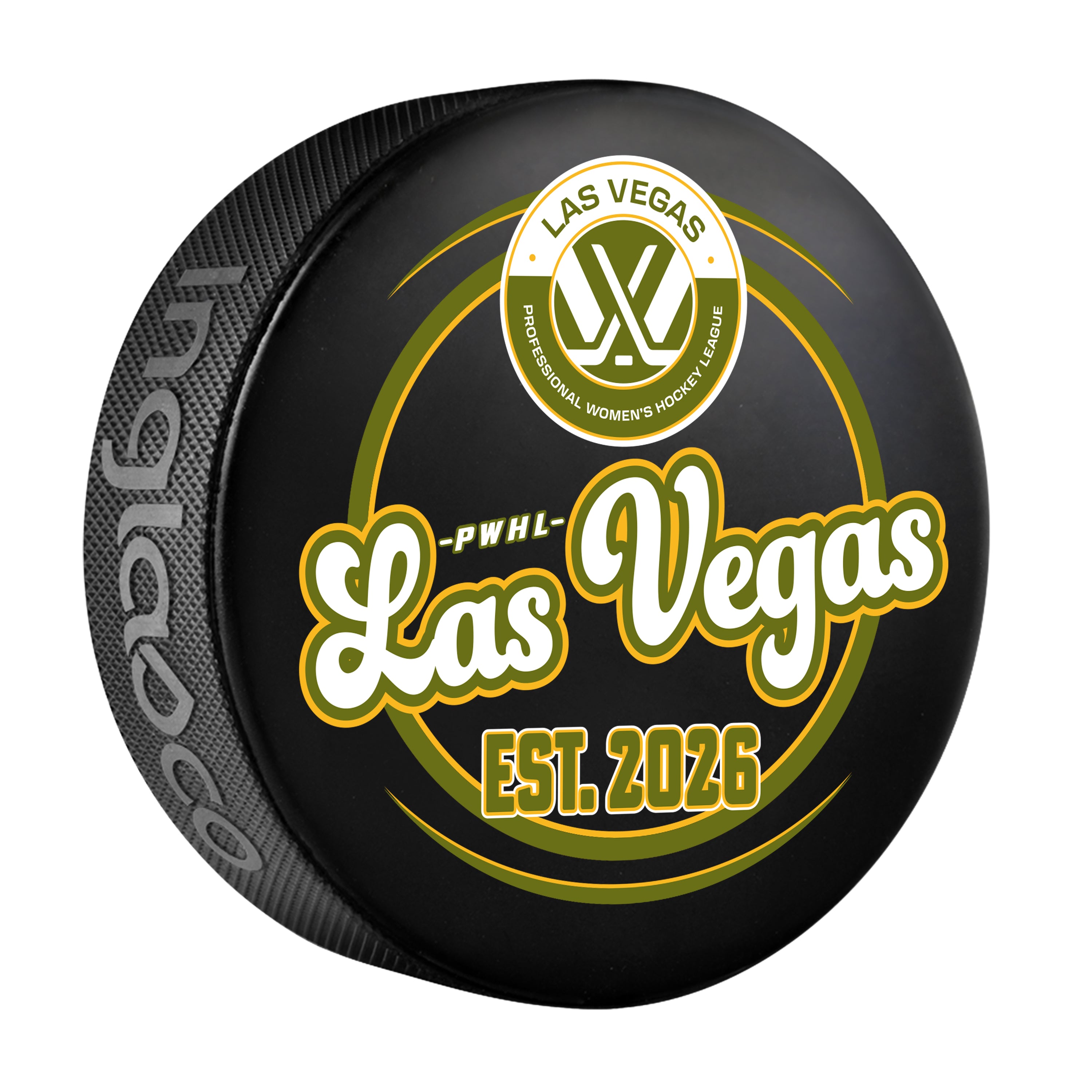 PWHL Las Vegas Inaugural Puck - Puck in