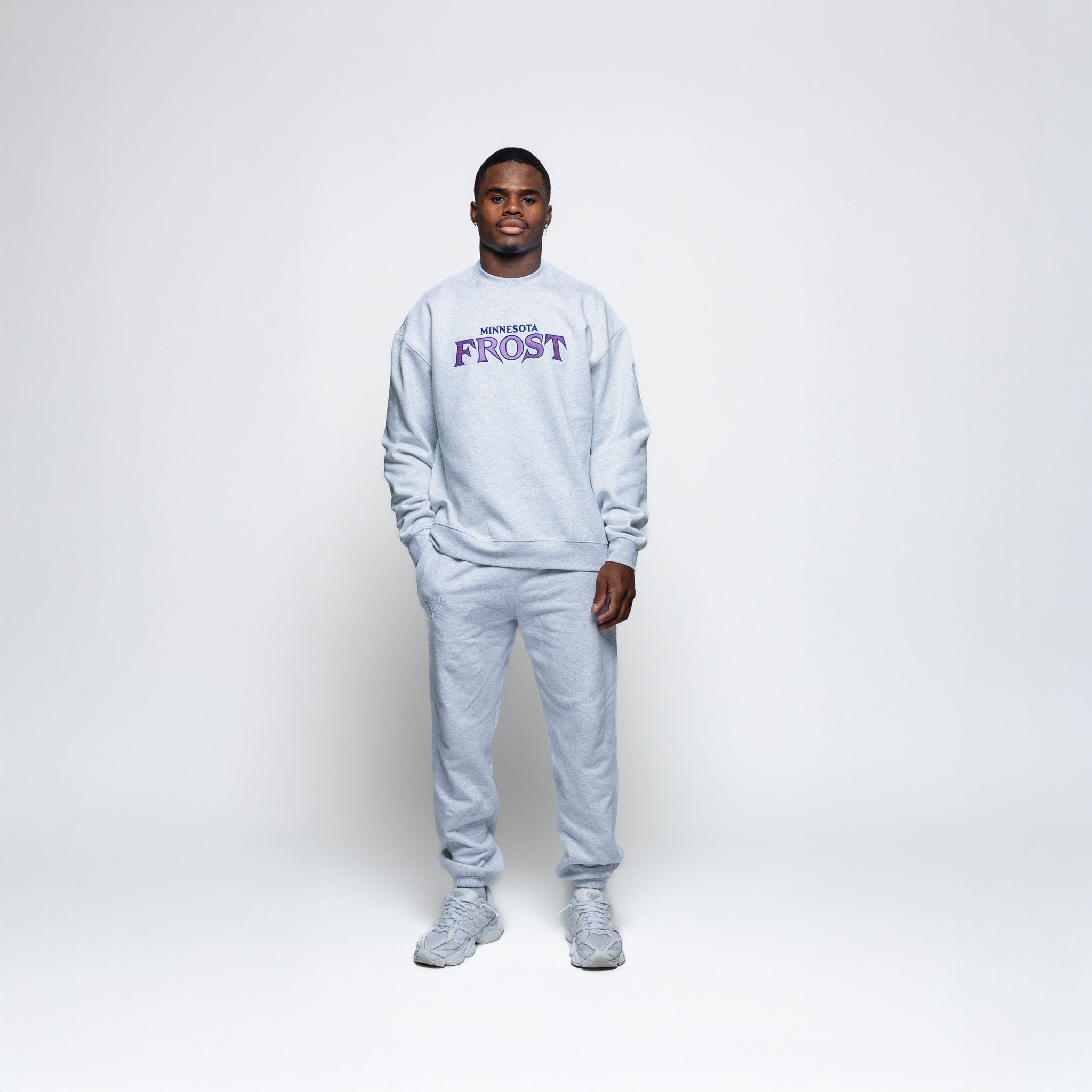 Adult Minnesota Frost Royalty Relaxed Crew - Crewneck in XS