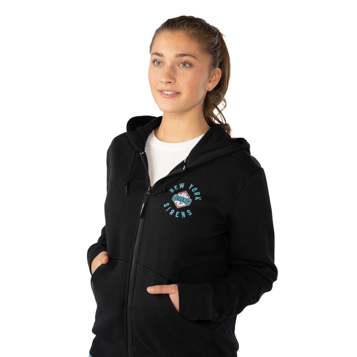 New York Sirens Women's Bauer Full Zip Ultimate Hoodie - Hoodie in XS