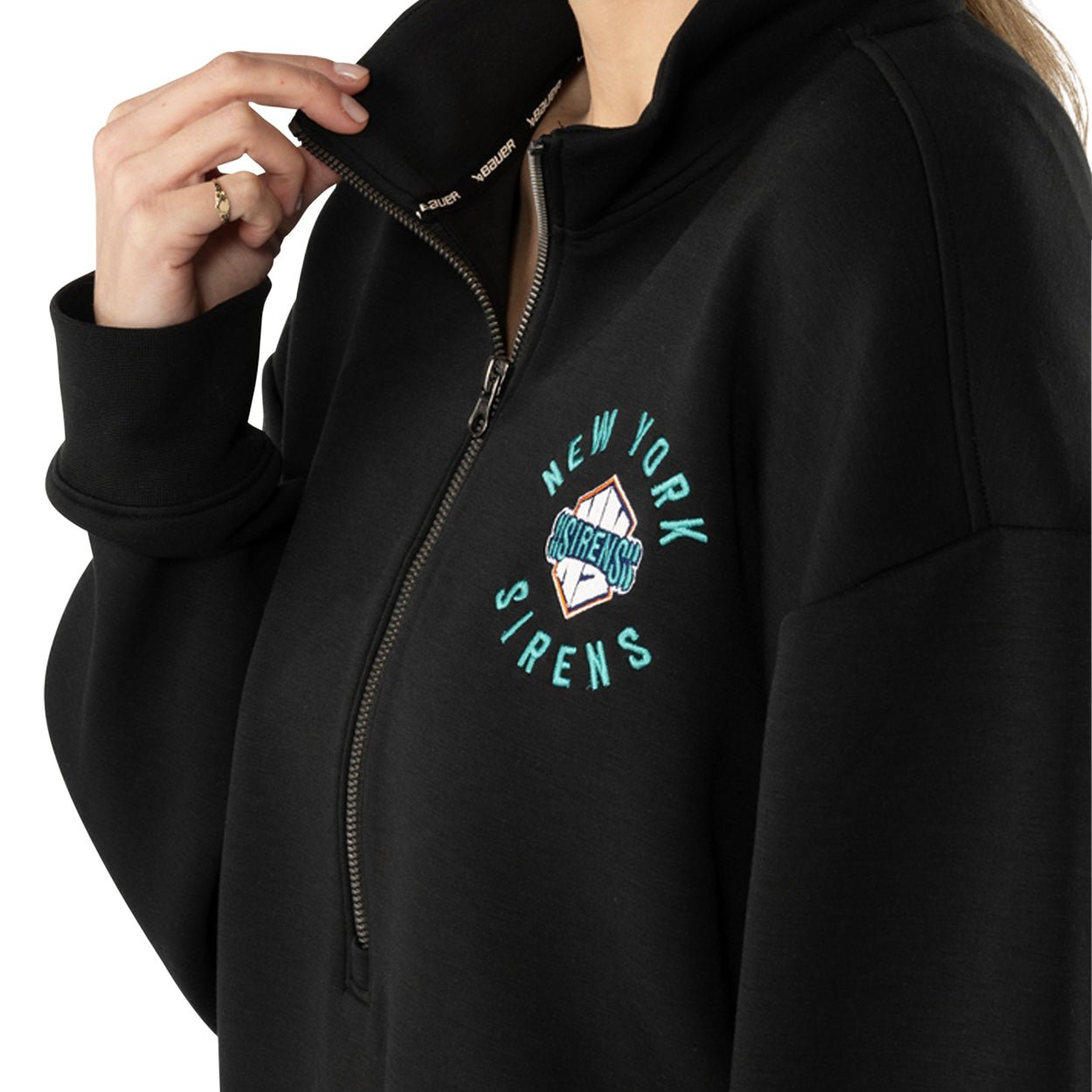 New York Sirens Adult Bauer Envoy Half Zip - Half Zip in S