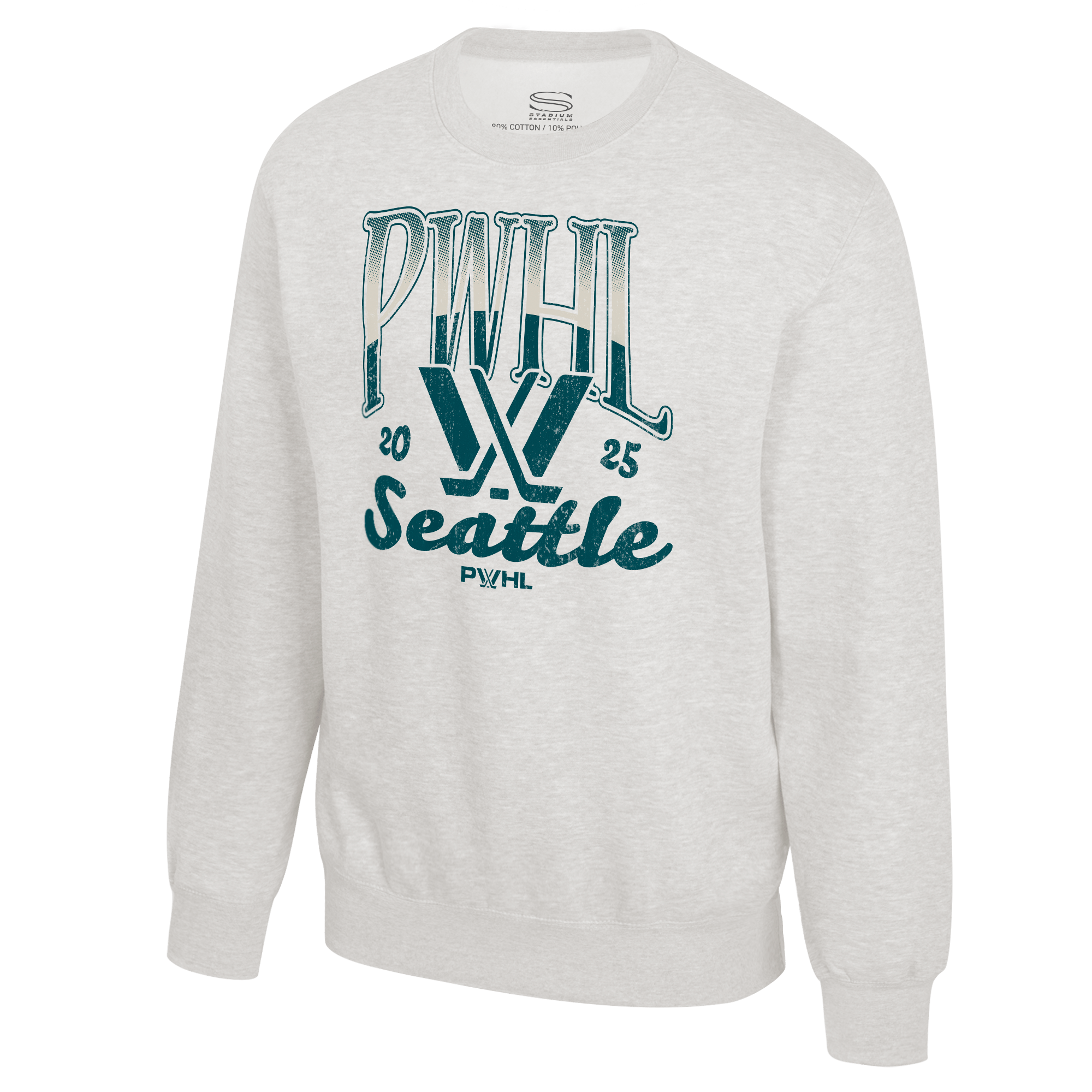 Seattle Adult Stadium Essentials Sky High Fleece Crew - Crewneck in S