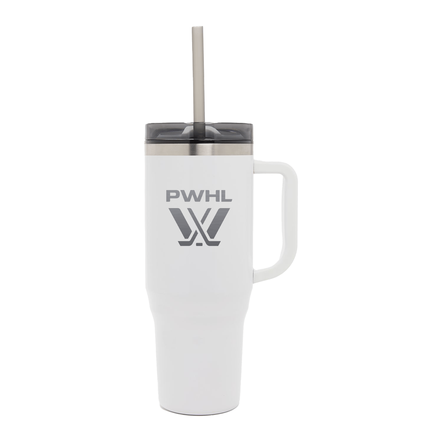 PWHL 40 oz Eco - Friendly Straw Tumbler - Drinkware in White