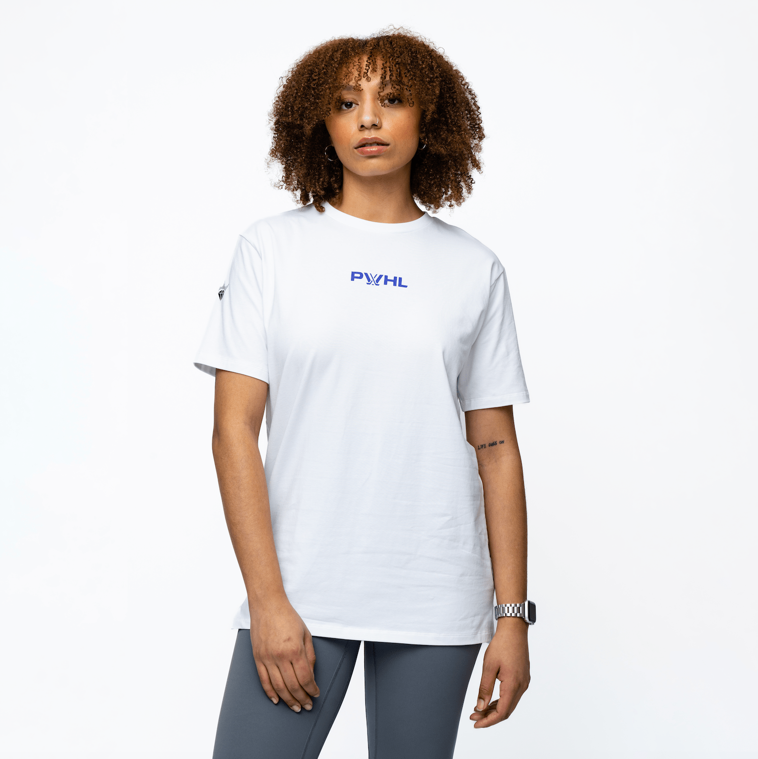 PWHL Adult Royalty Inau6ural 6 Sideline T-Shirt - T-shirt in White