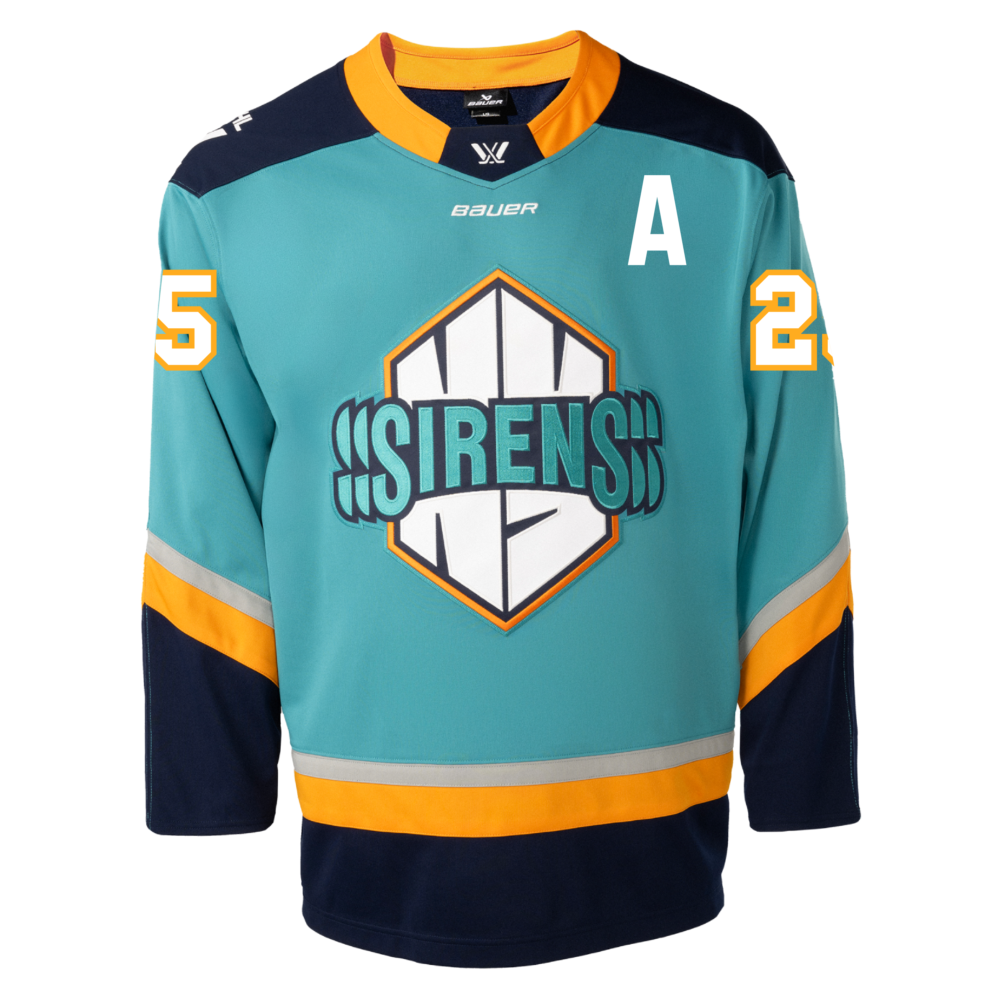 Alex Carpenter New York Sirens Adult Bauer Replica Home Jersey - Jersey in Teal