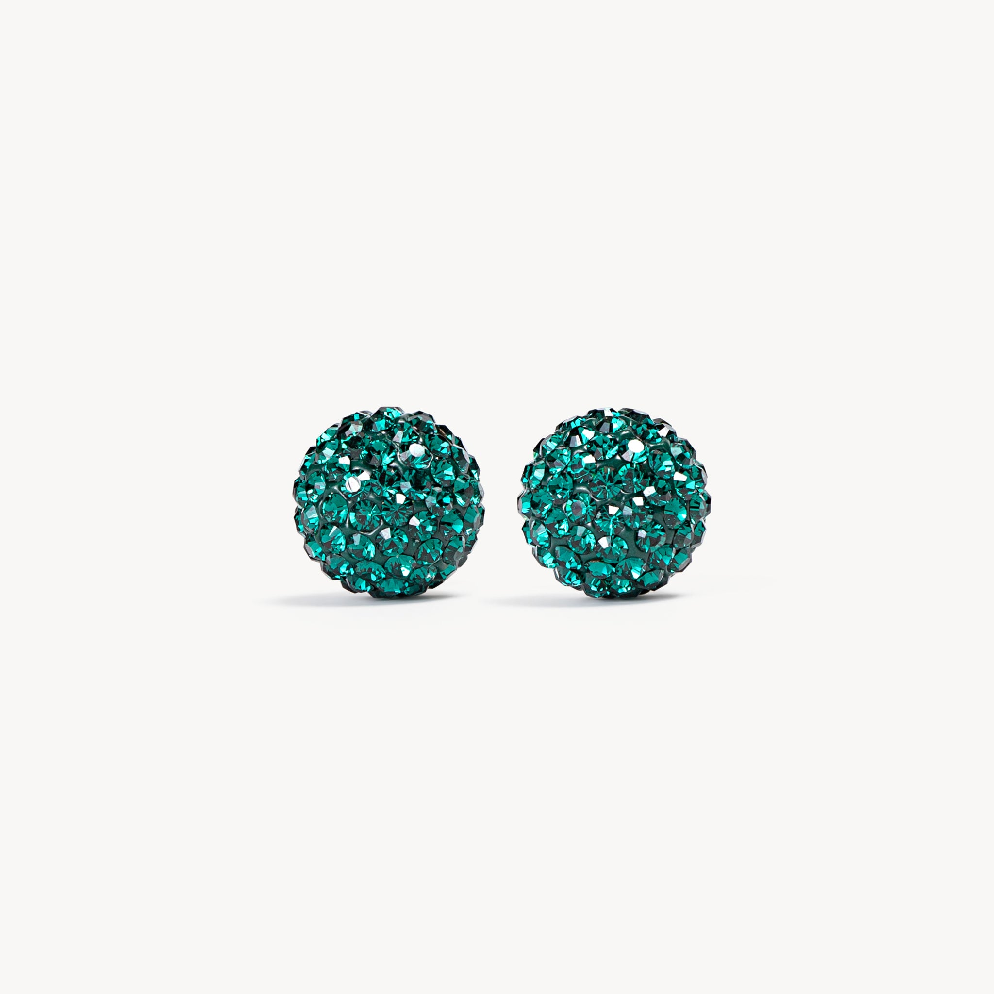 Boston Fleet Hillberg & Berk Medium Sparkle Ball™ Earrings - Jewelry in Green