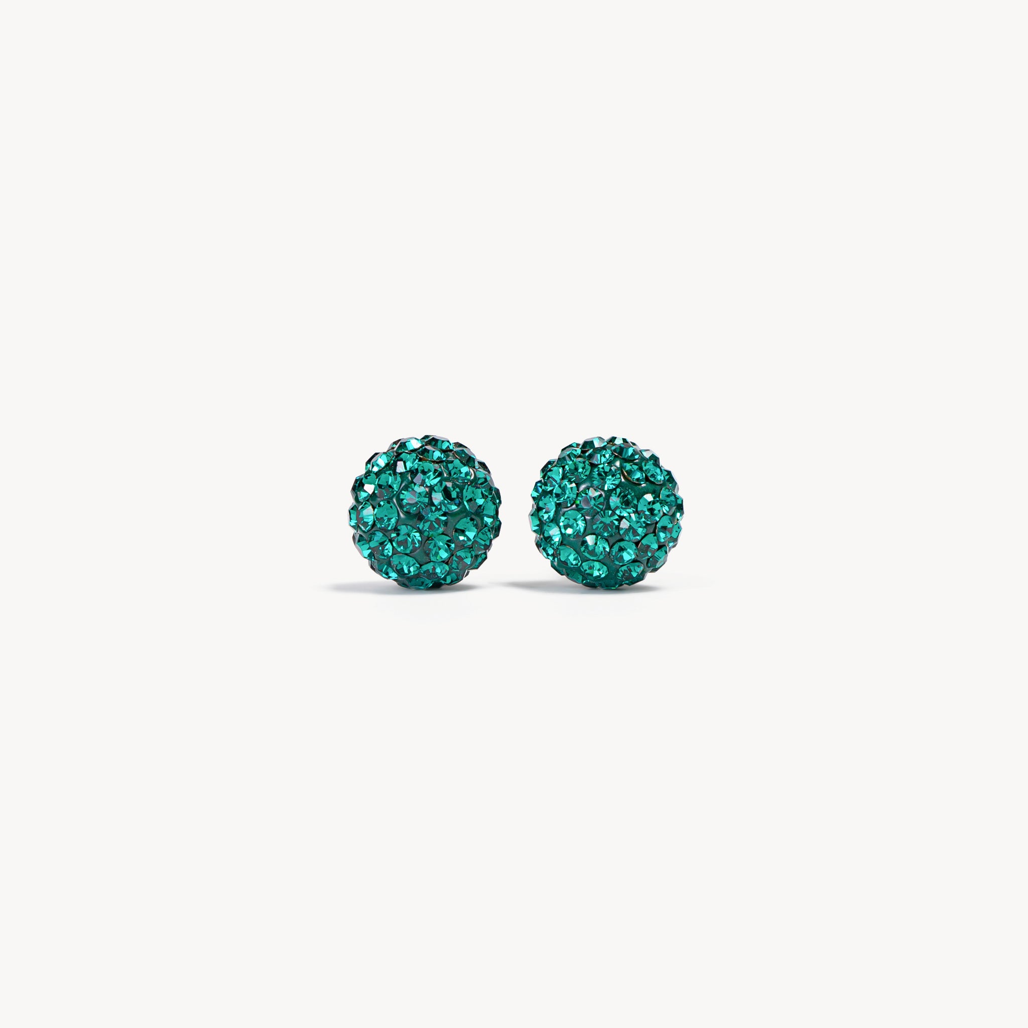 Boston Fleet Hillberg & Berk Small Sparkle Ball™ Earrings - Jewelry in Green