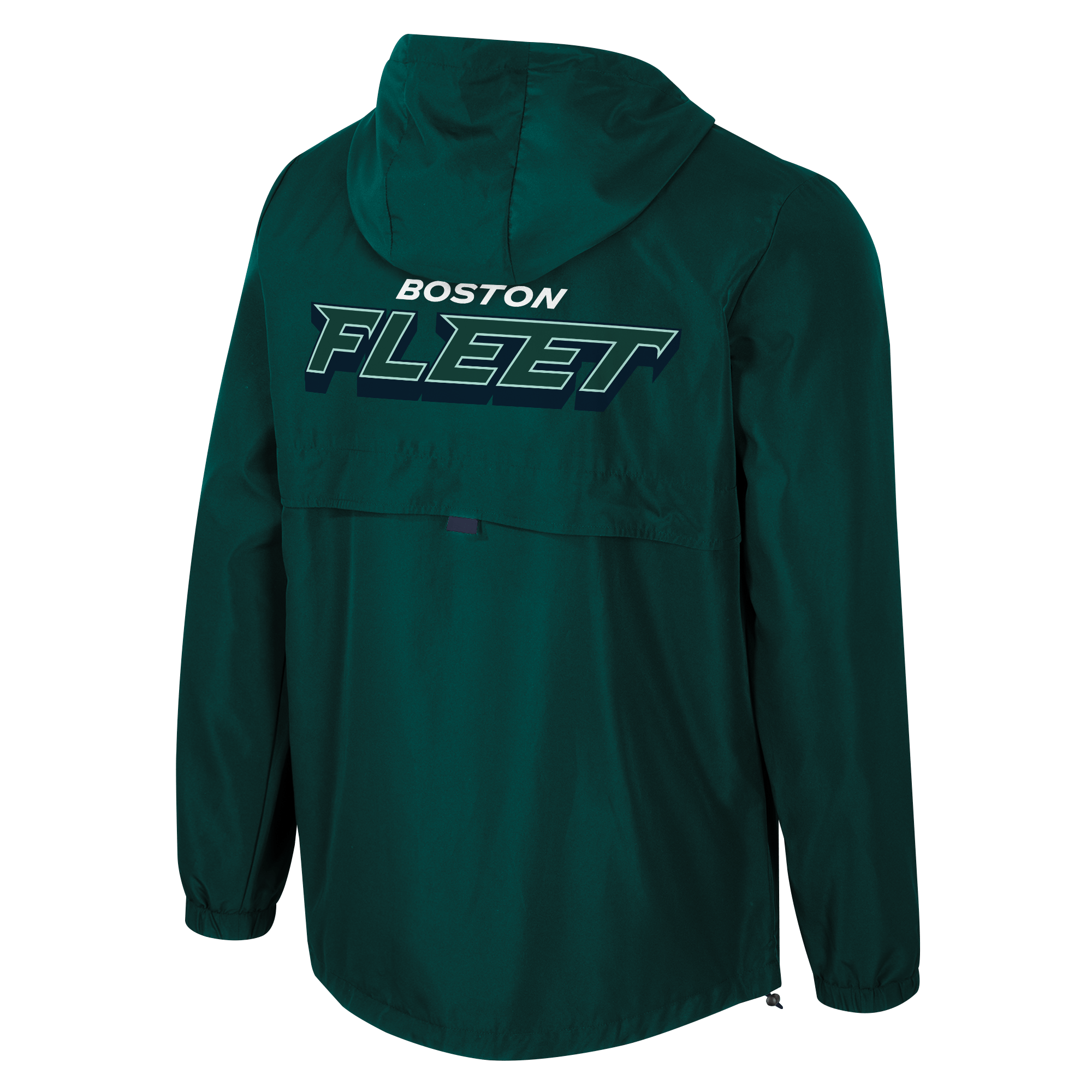Boston Fleet Adult Stadium Essentials Compete Quarter Zip Hybrid Jacket - Jacket in Green