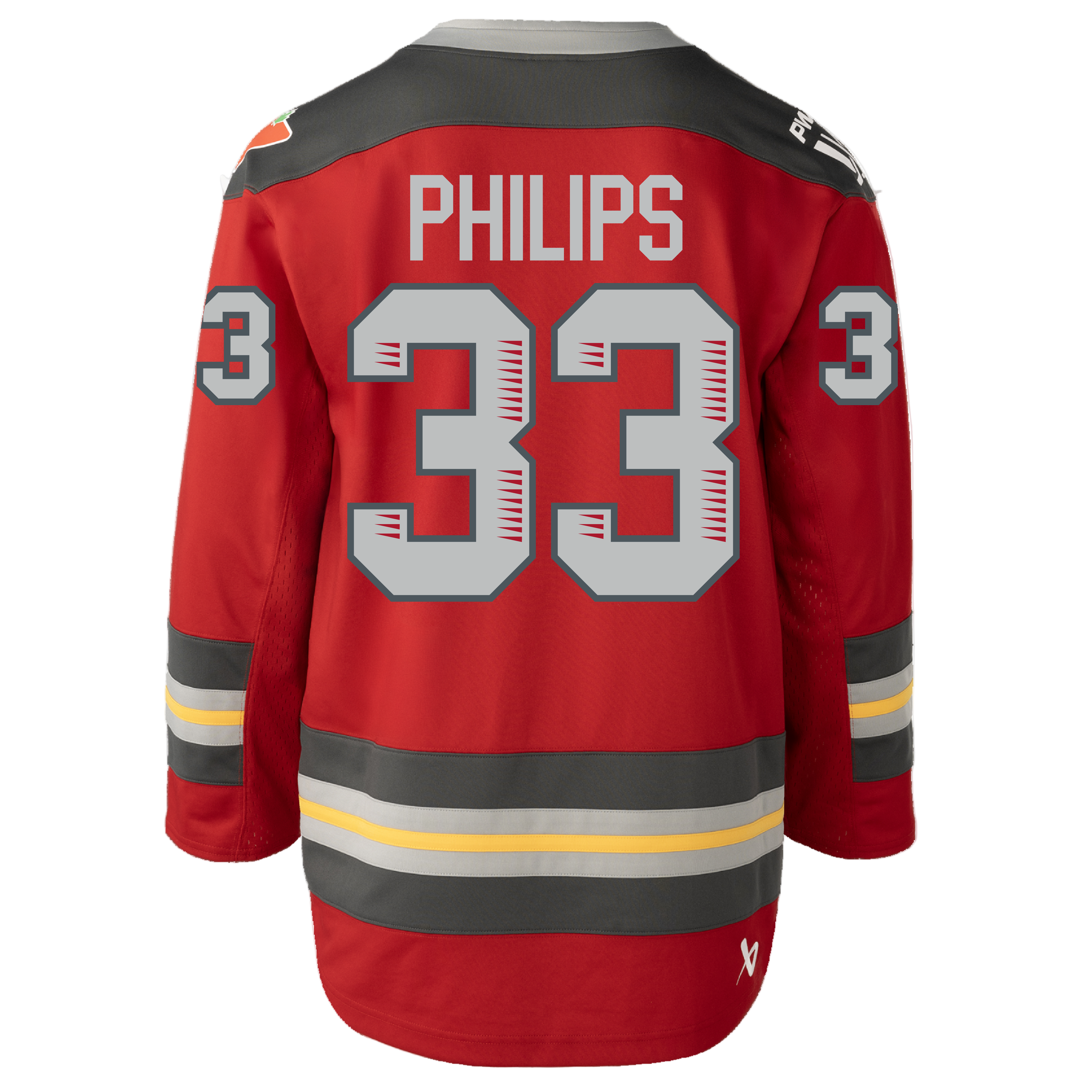 Pre - order Adult Ottawa Charge Gwyneth Philips Bauer Replica Home Jersey - Jersey in Red