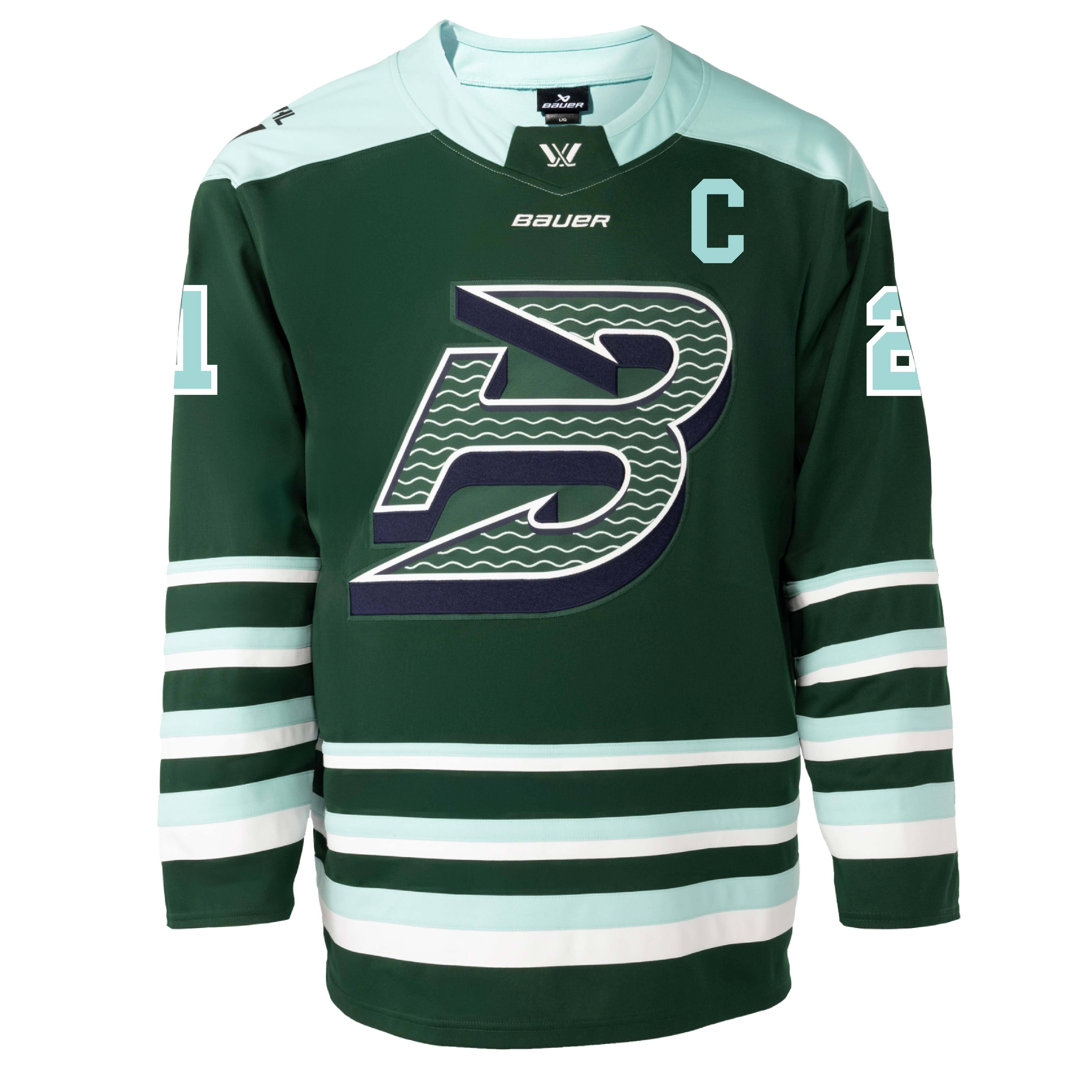 Hilary Knight Boston Fleet Youth Bauer Replica Home Jersey - Jersey in Green