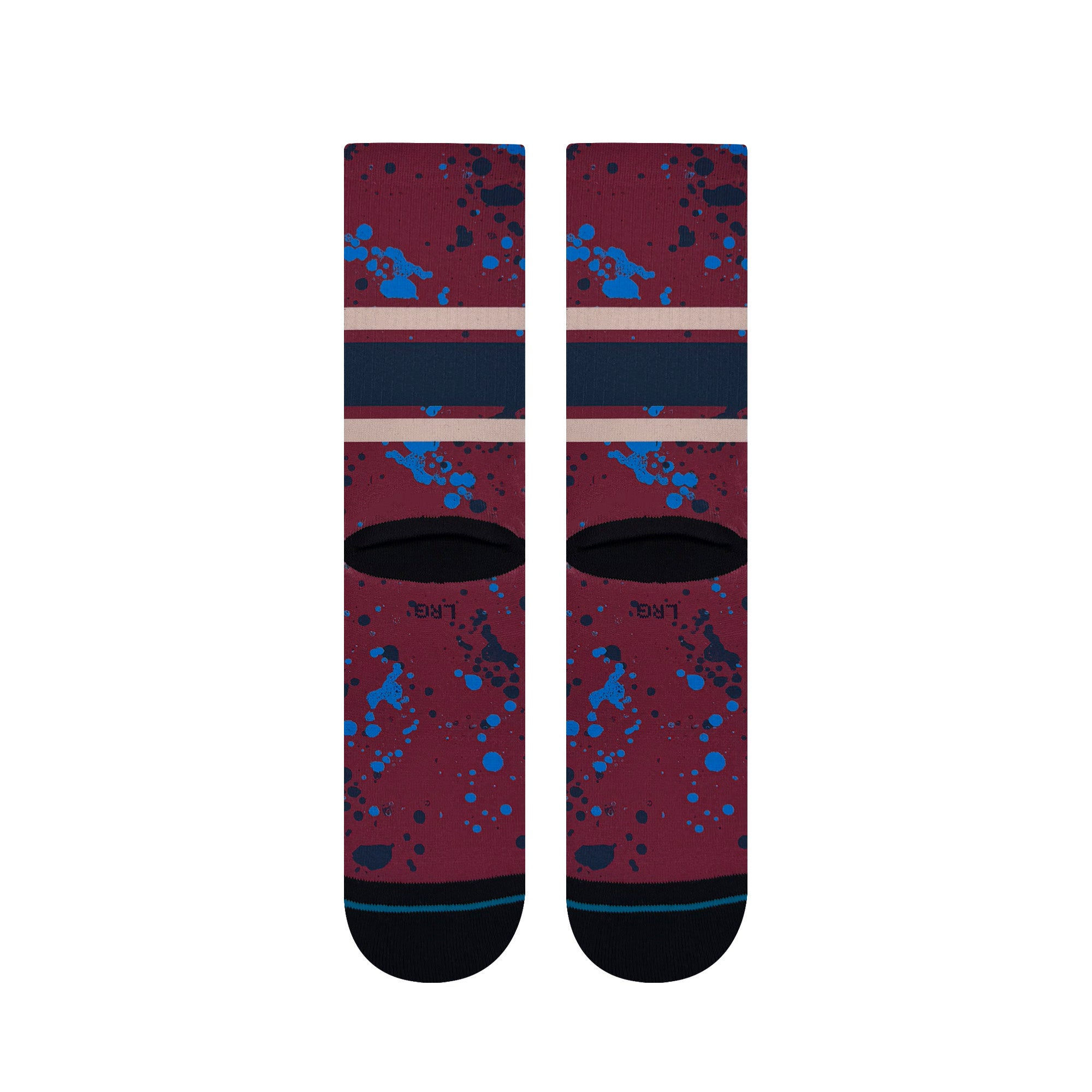 Montreal Victoire Adult Stance Splatter Socks - Socks in Red