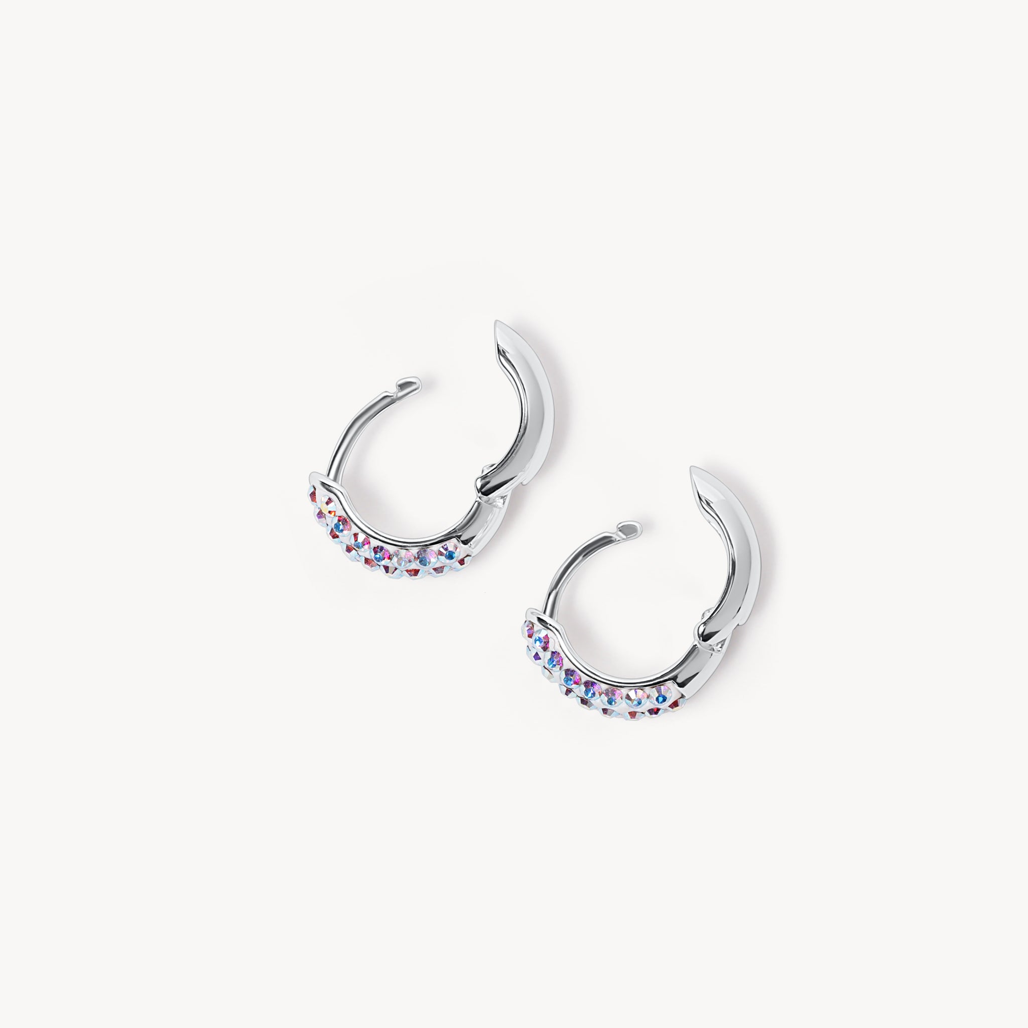 Minnesota Frost Hillberg & Berk Mini Sparkle Hoops - Jewelry in Multicolor