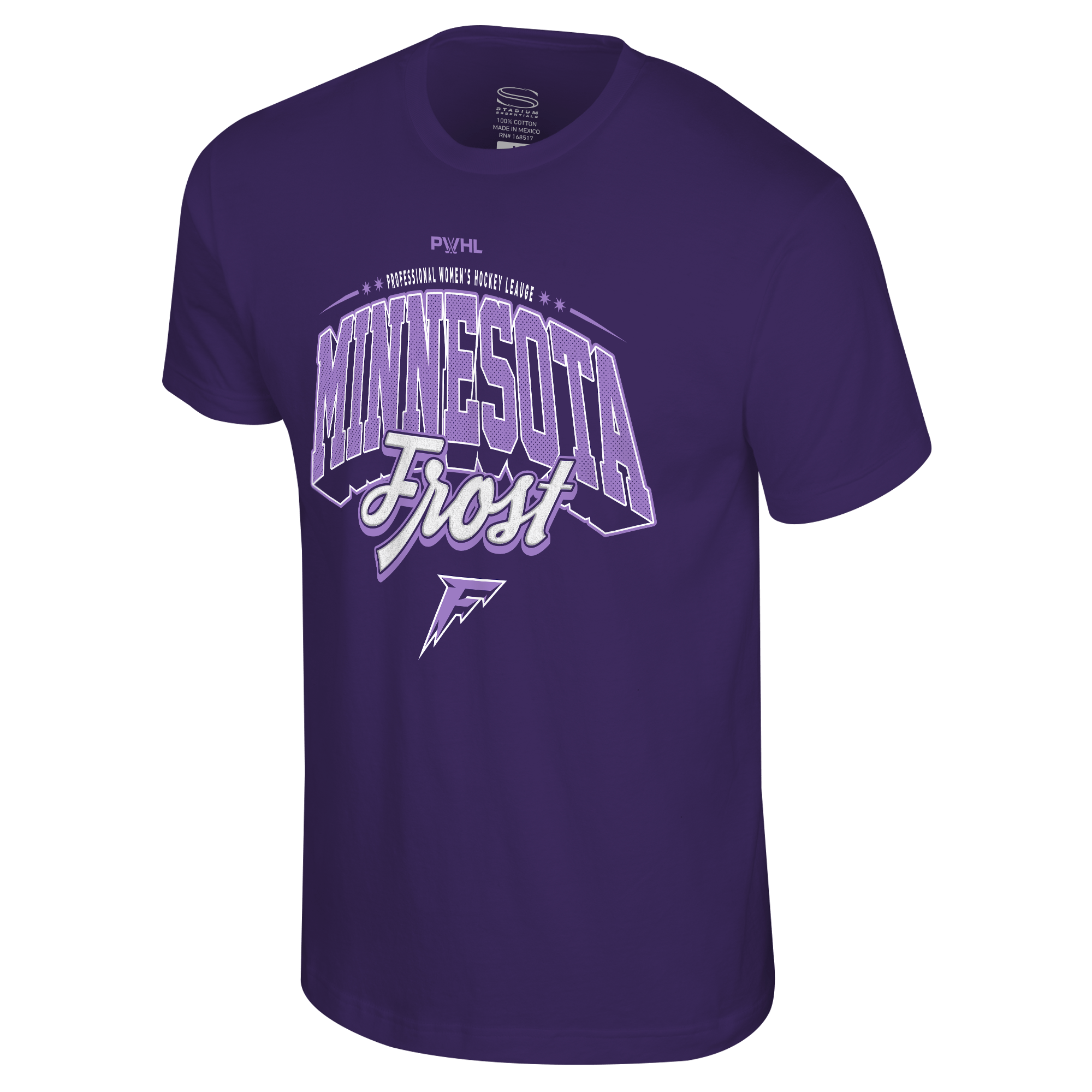 Minnesota Frost Adult Stadium Essentials Your Way T-Shirt - T-shirt in Purple