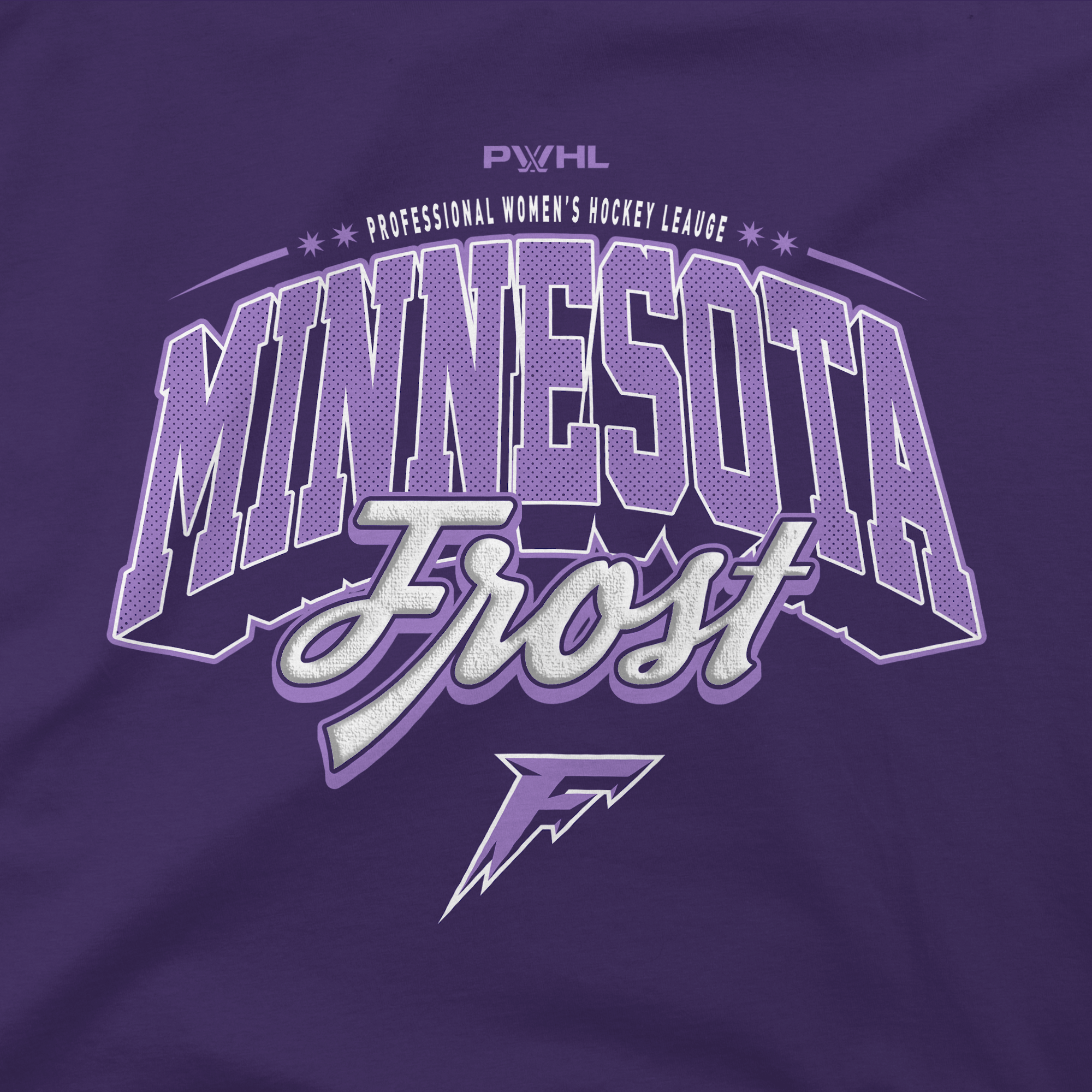Minnesota Frost Adult Stadium Essentials Your Way T-Shirt - T-shirt in Purple