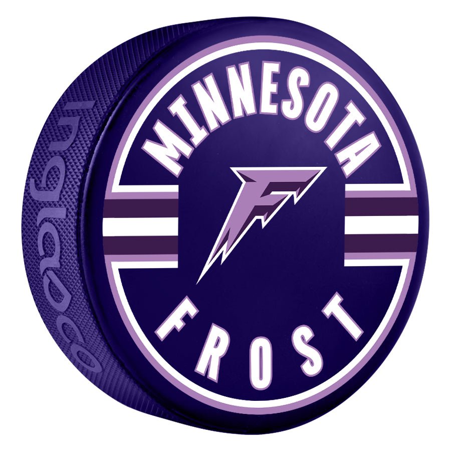Minnesota Frost Colored Puck - Pucks in Purple