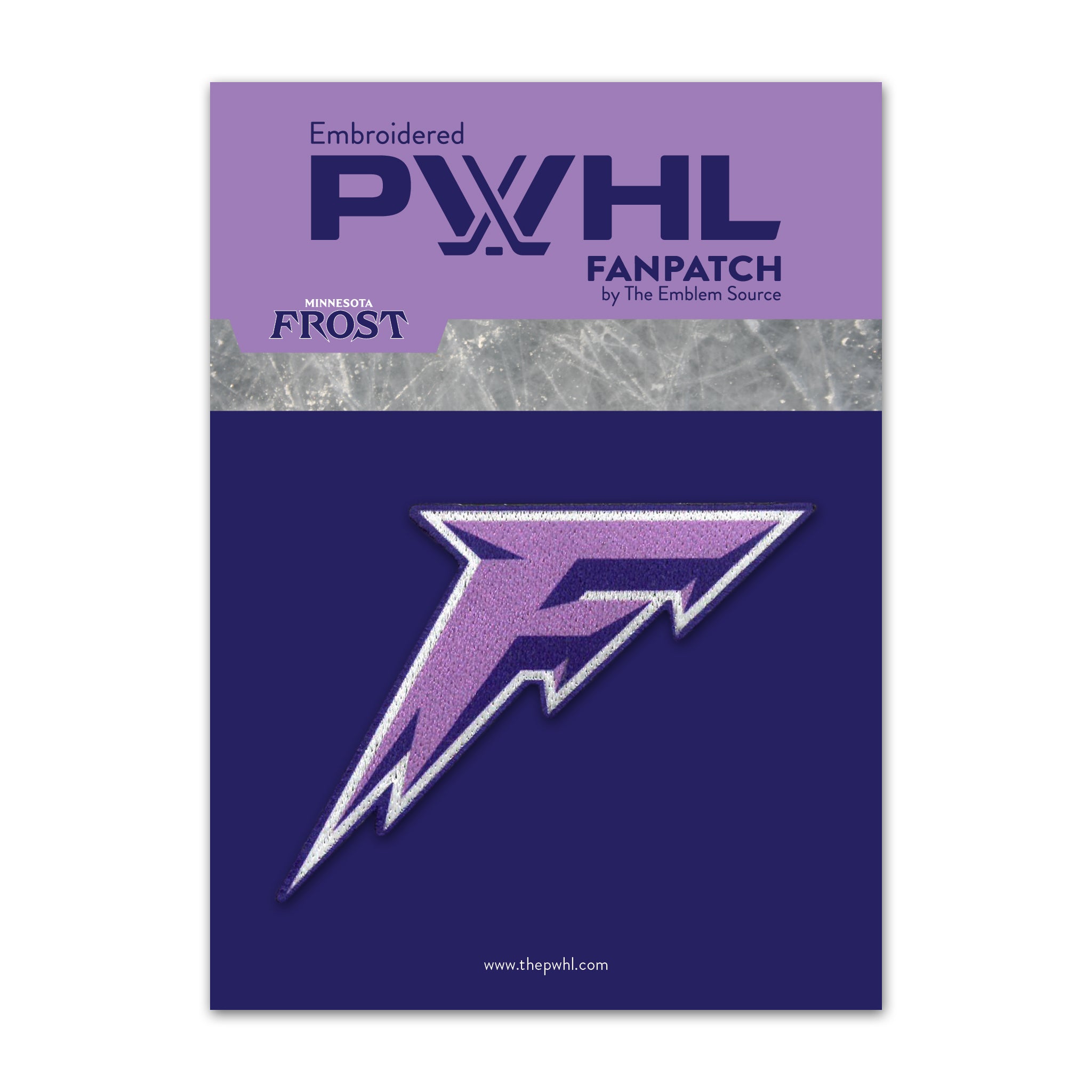 Minnesota Frost FanPatch Sticker - Collectibles in Purple