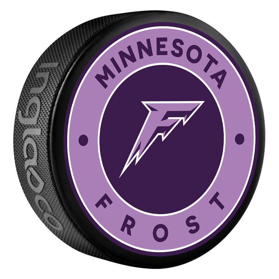 Minnesota Frost Souvenir Puck - Pucks in Black