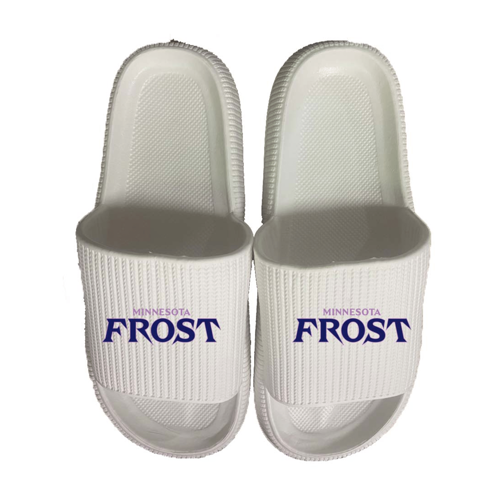 Minnesota Frost Team Slides - Footwear in White