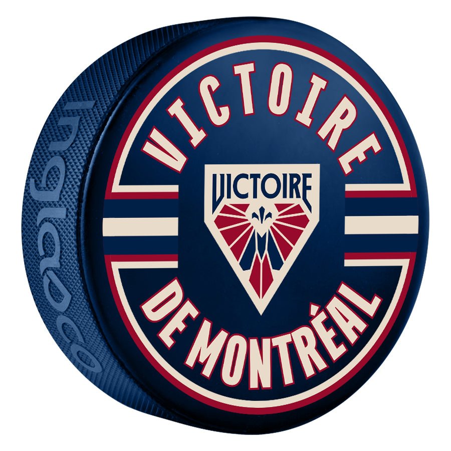 Montreal Victoire Colored Puck - Pucks in Blue