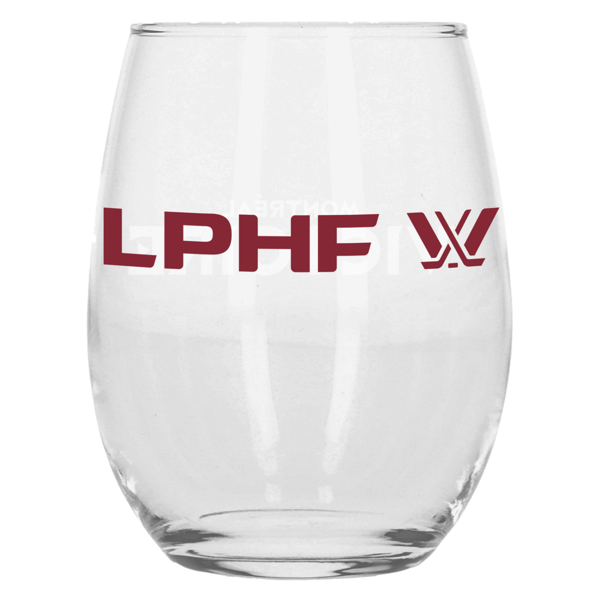 Montreal Victoire Stemless Wine Glass - Drinkware in Clear