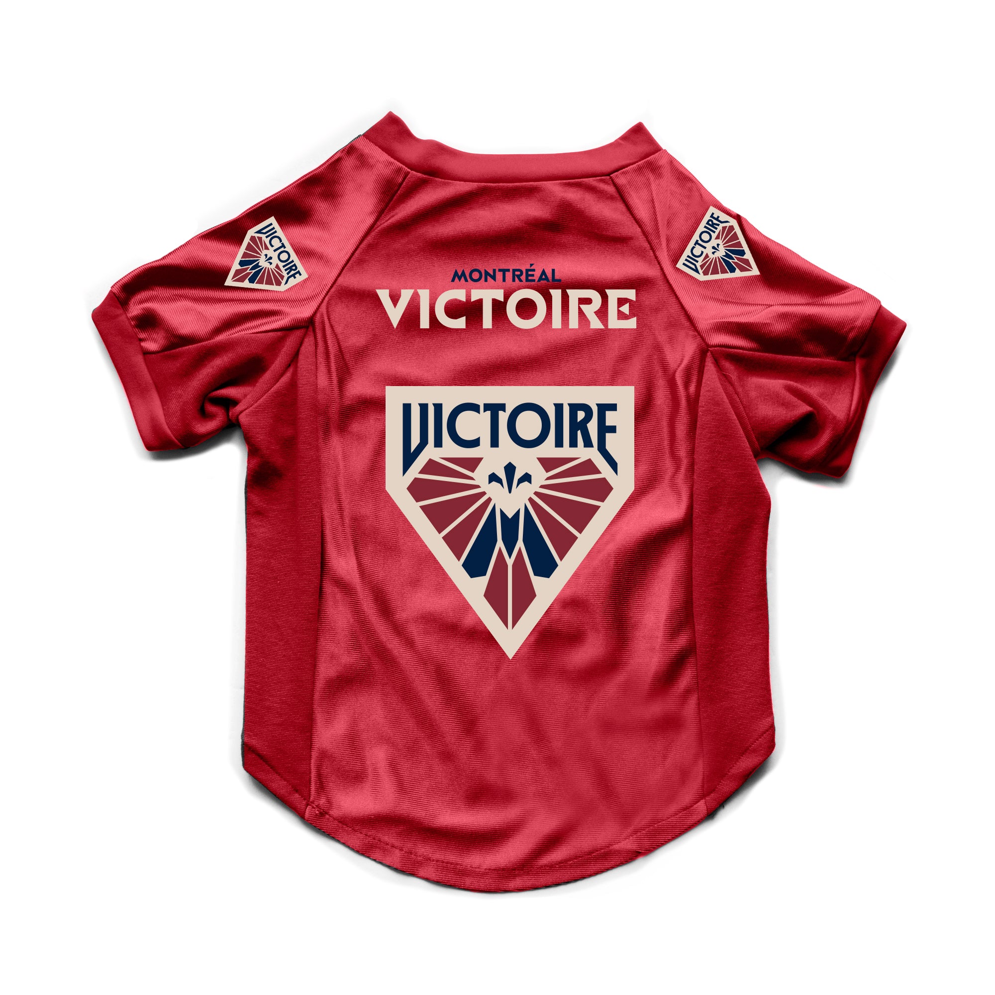 Montreal Victoire Big Dog Stretch Pet Jersey - Pet in Maroon