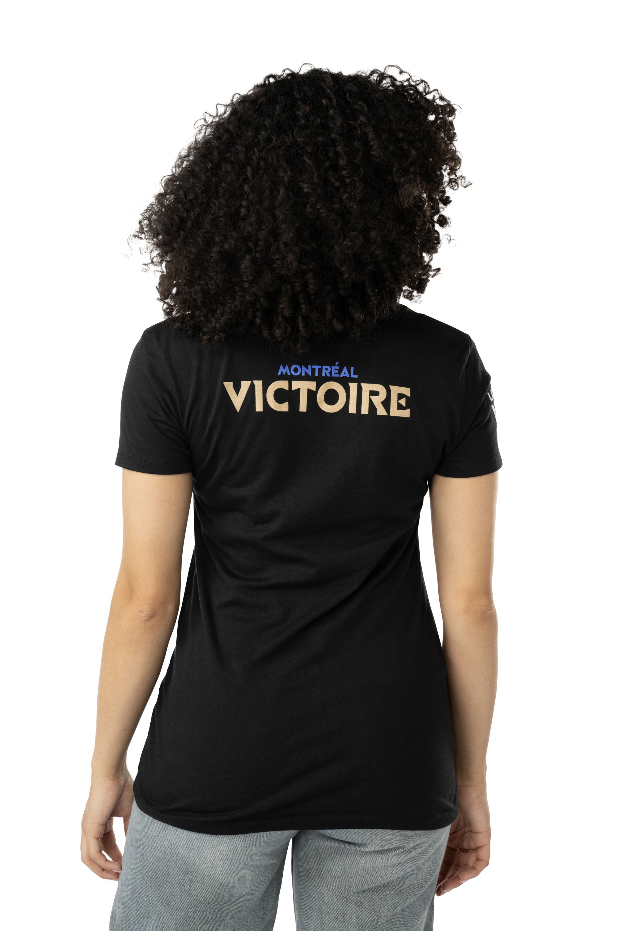 Montreal Victoire Women's Bauer Front Logo Back Name T-Shirt - T-Shirt in Black