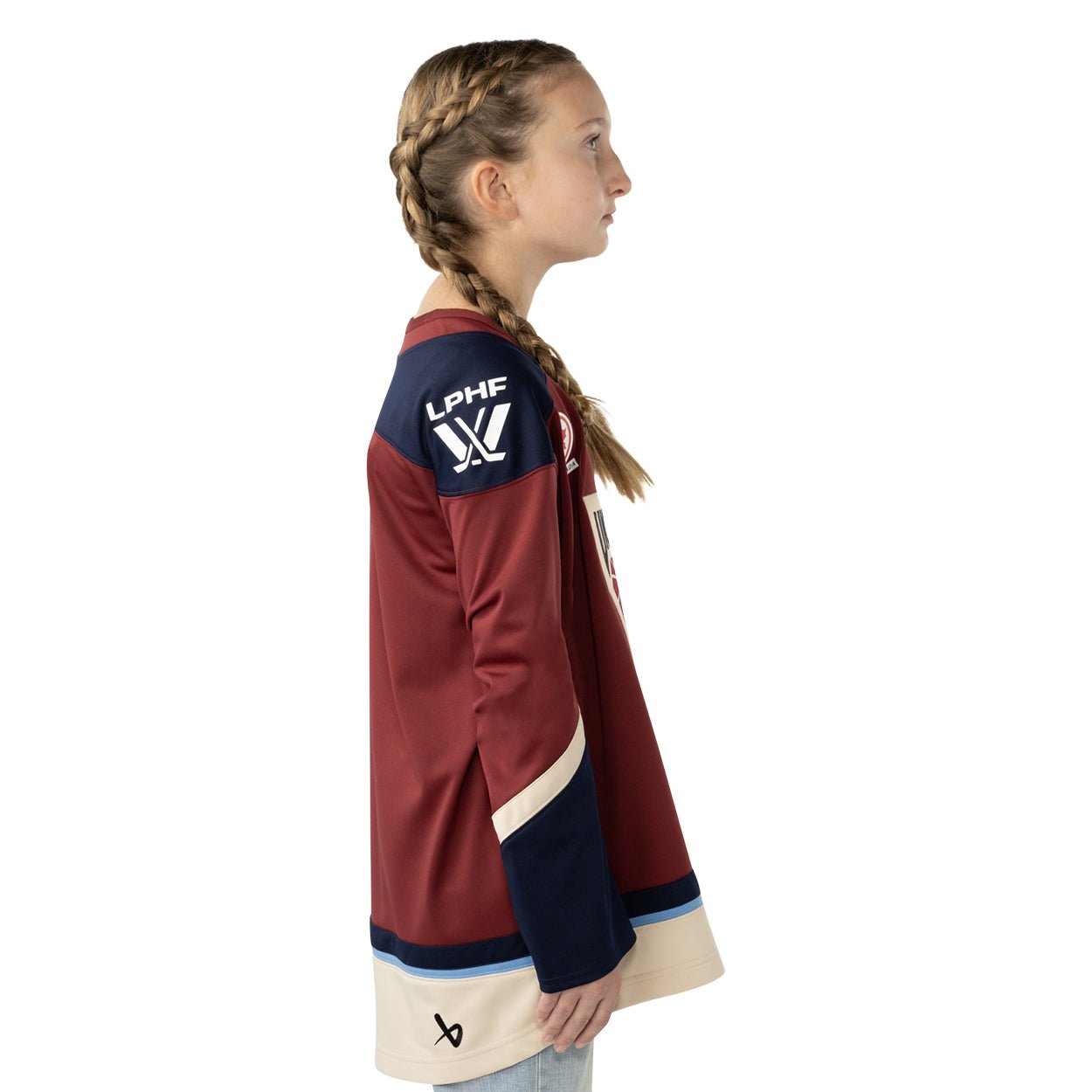 Montreal Victoire Youth Bauer Replica Home Jersey - Jersey in Maroon
