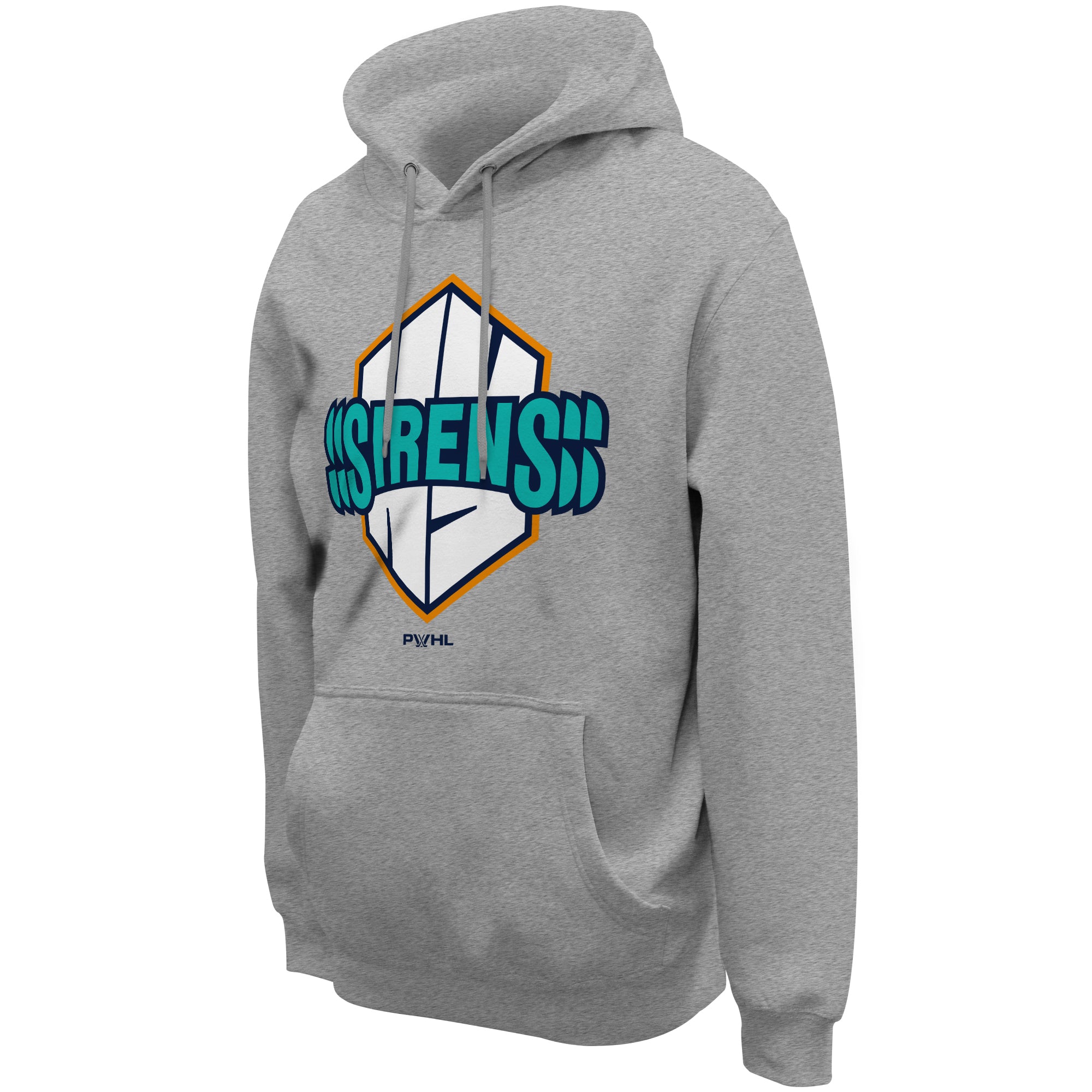 New York Sirens Unisex Stadium Essentials Logo Hoodie - Hoodie in Gray