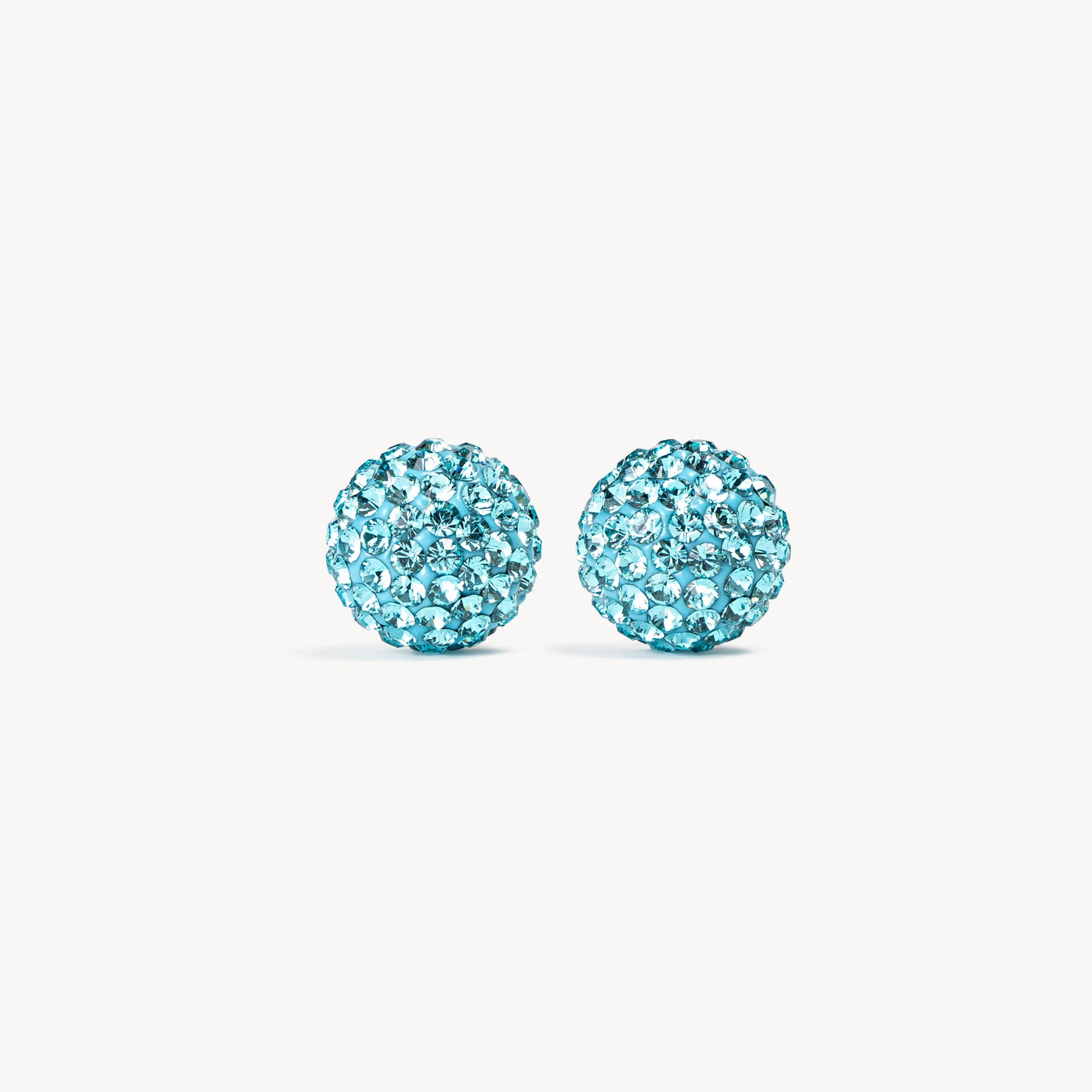 New York Sirens Hillberg & Berk Medium Sparkle Ball™ Earrings - Jewelry in Teal