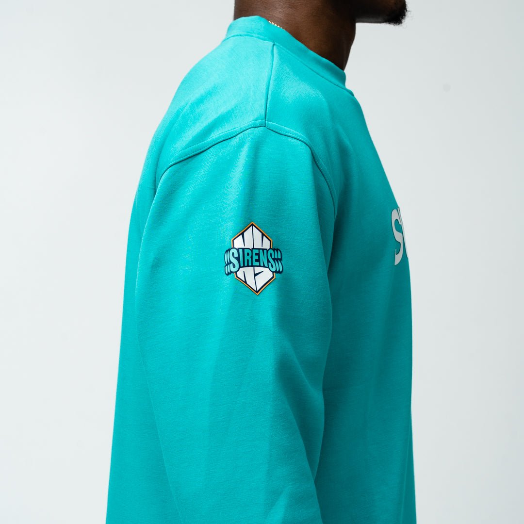 New York Sirens Adult Royalty Mythical Crewneck - Crewneck in Teal