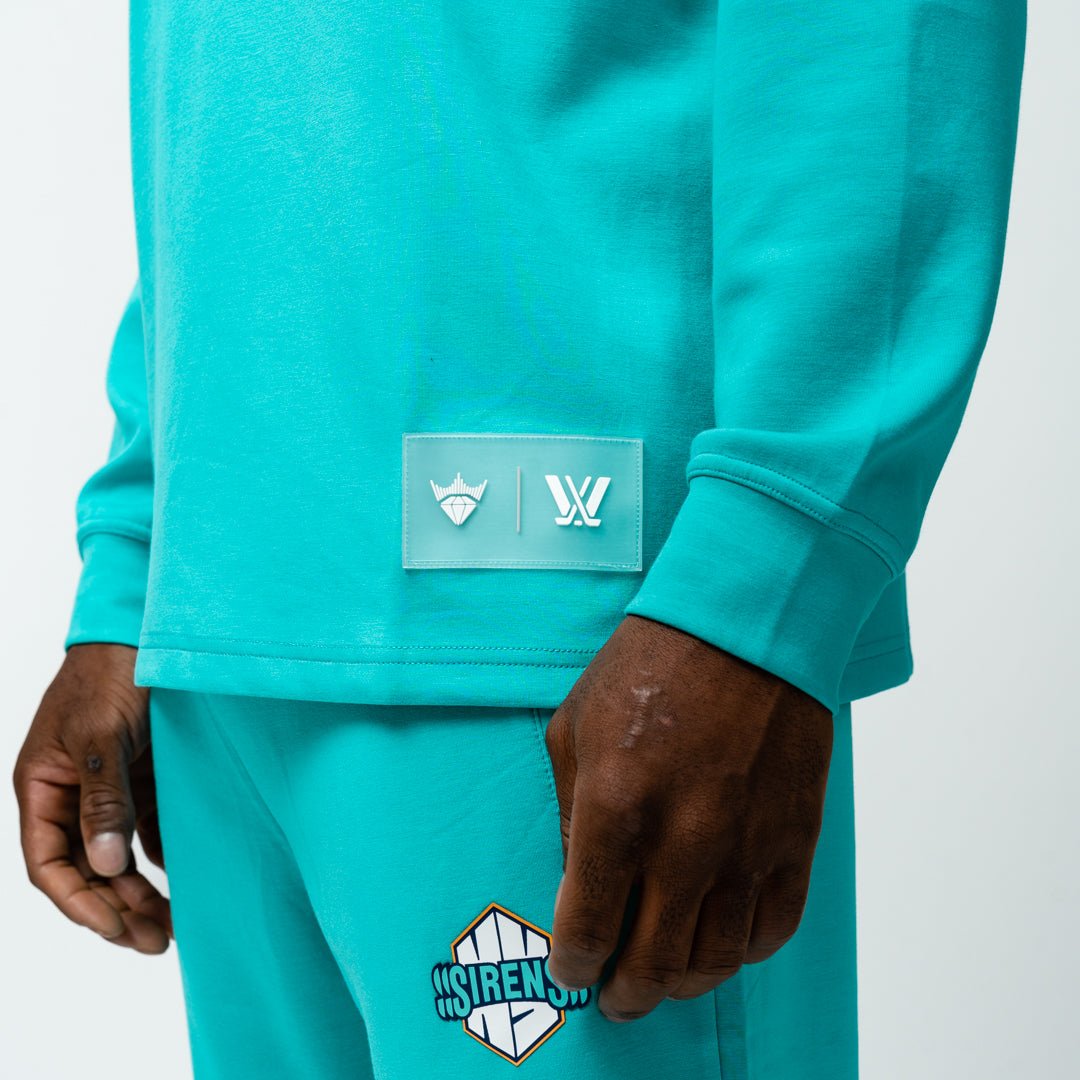 New York Sirens Adult Royalty Mythical Crewneck - Crewneck in Teal