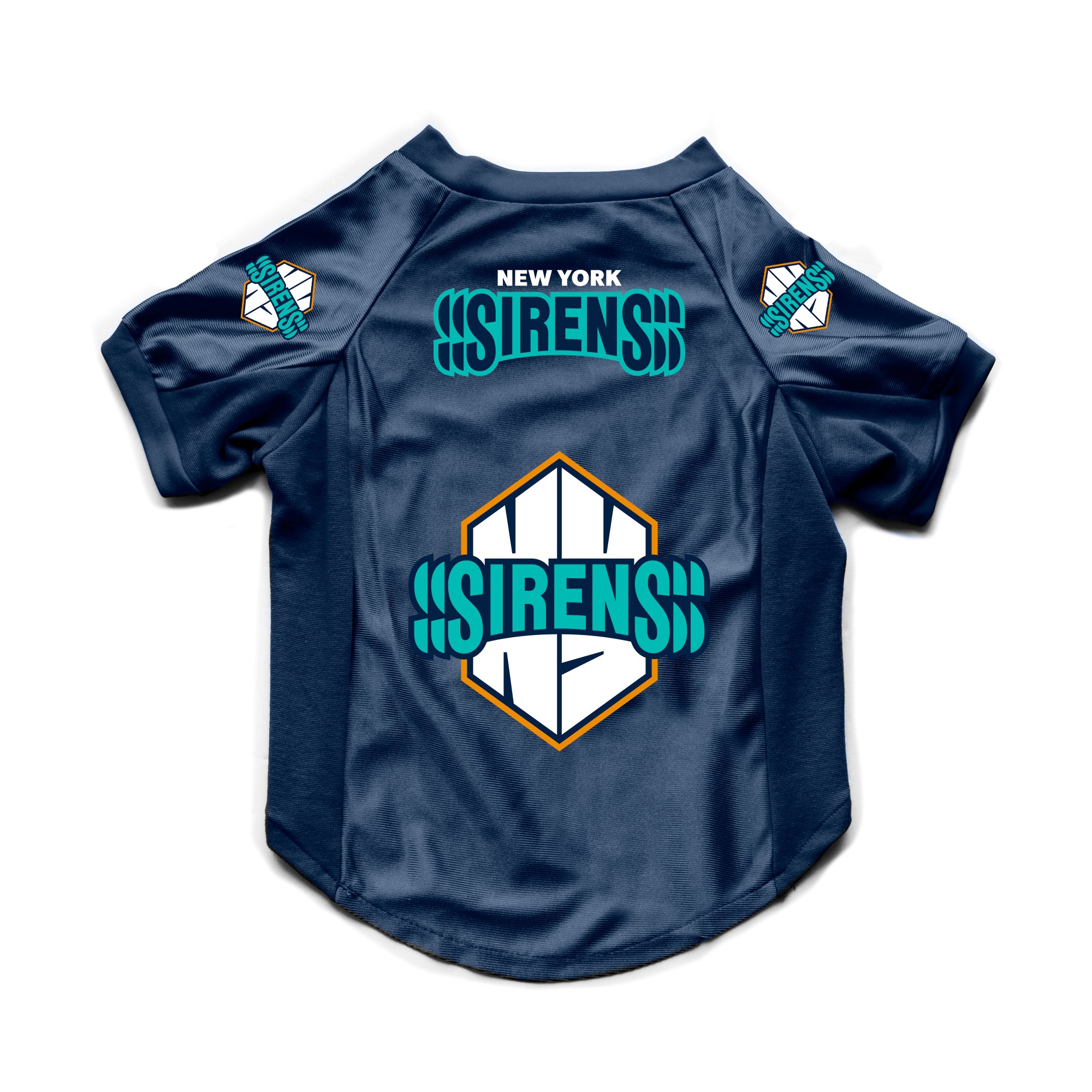 New York Sirens Big Dog Stretch Pet Jersey - Pet in Navy