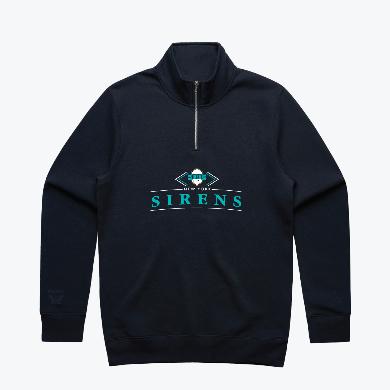 New York Sirens Unisex Peace Collective Fleece Quarter Zip - Quarter Zip in Navy