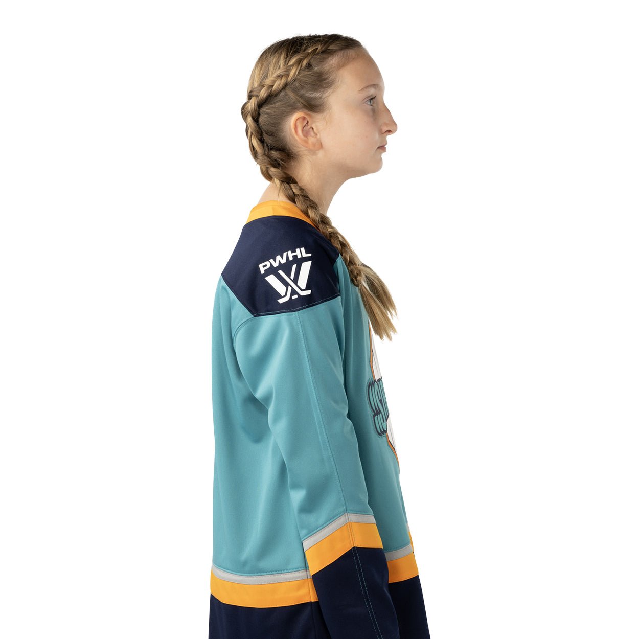 New York Sirens Youth Bauer Replica Home Jersey - Jersey in Teal