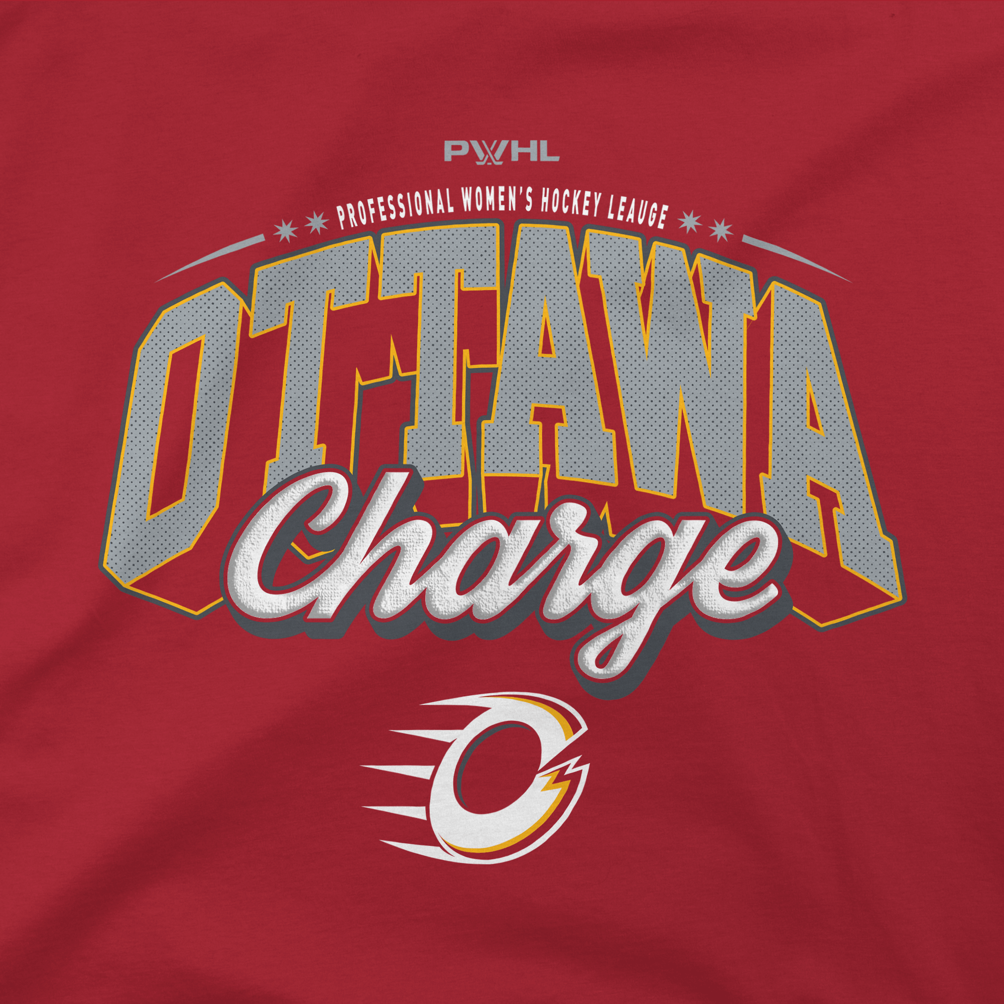 Ottawa Charge Adult Stadium Essentials Your Way T-Shirt - T-shirt in Red