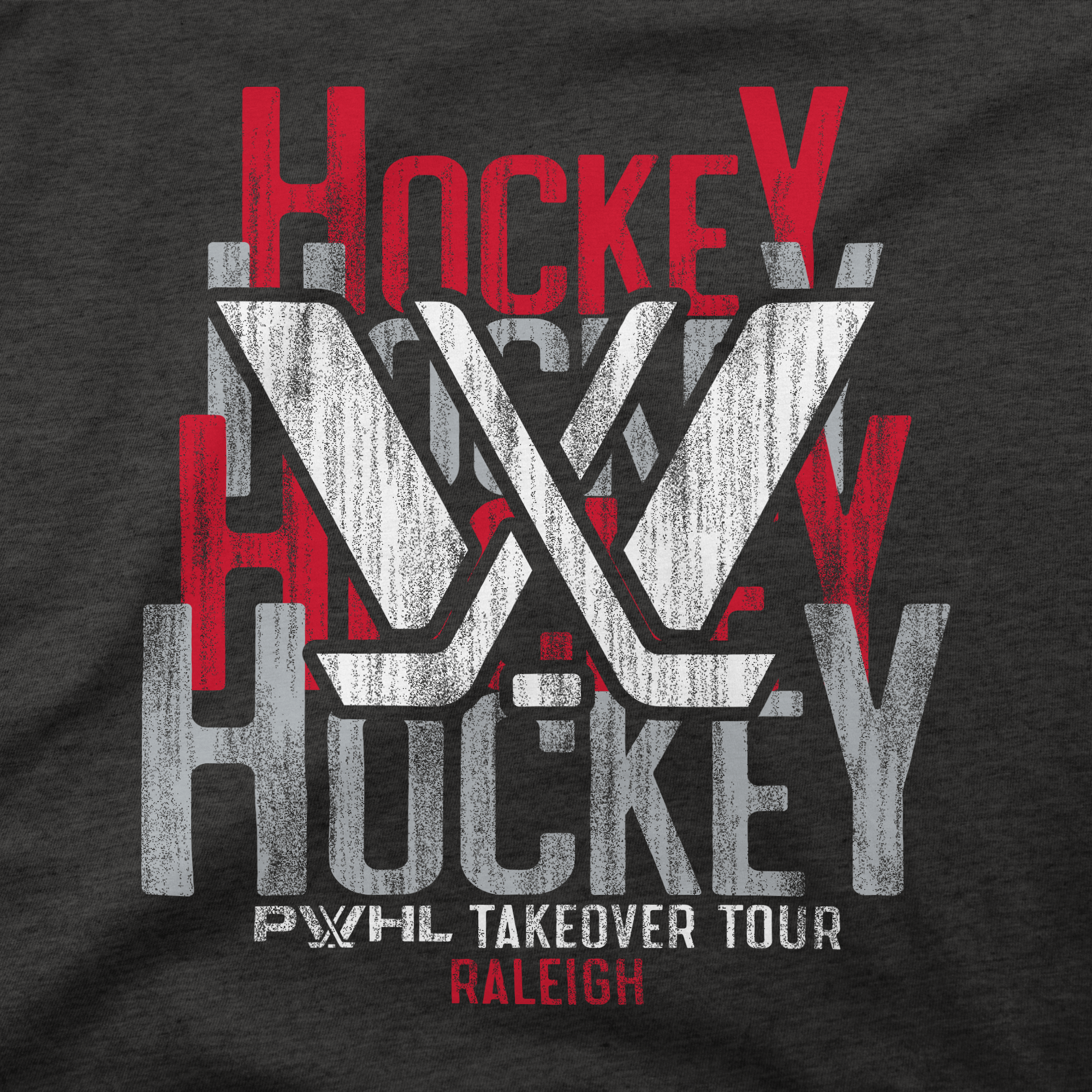 PWHL Adult Stadium Essentials Raleigh Takeover Dedication Crew - Crewneck in Gray