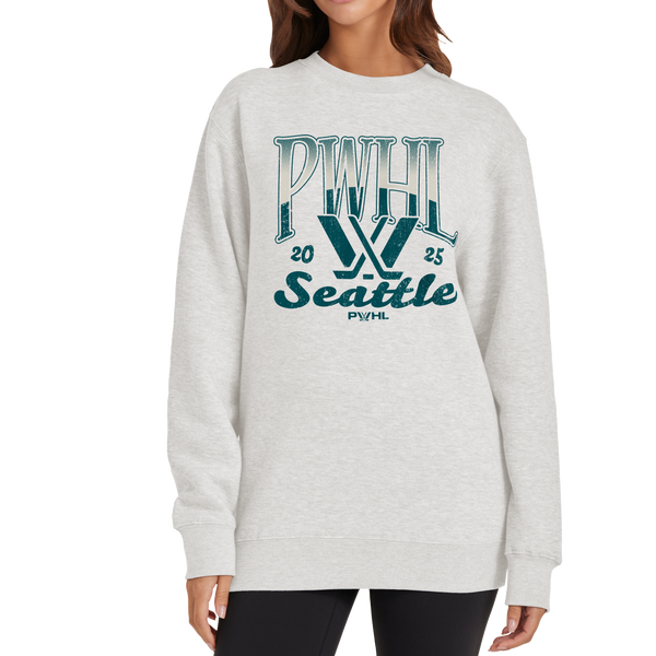 Seattle Adult Stadium Essentials Sky High Fleece Crew